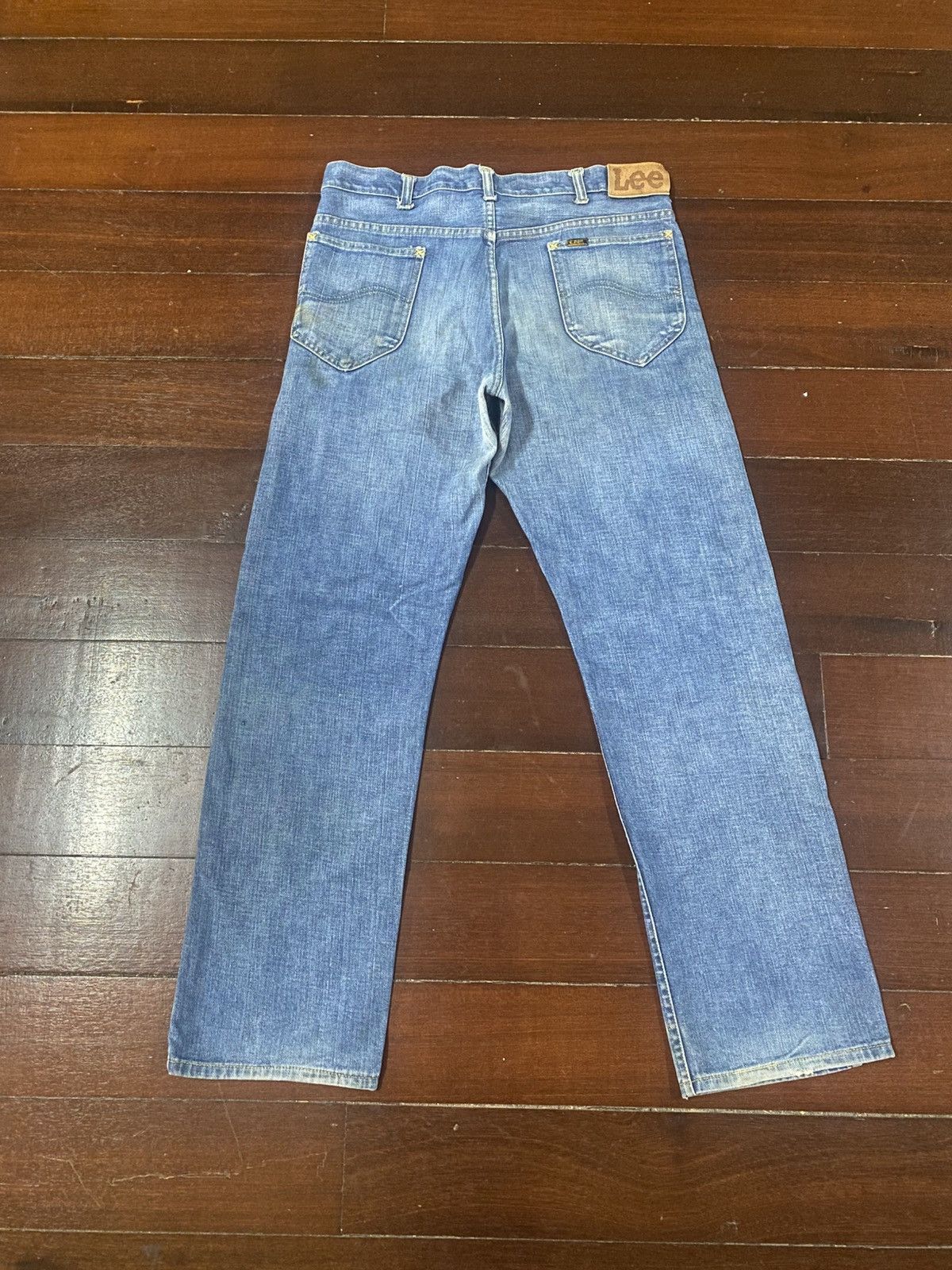 Lee Vintage 60s 70s talon 42 LEE mud wash dirty wash flare Jean Size US 34 / EU 50 - 9 Thumbnail