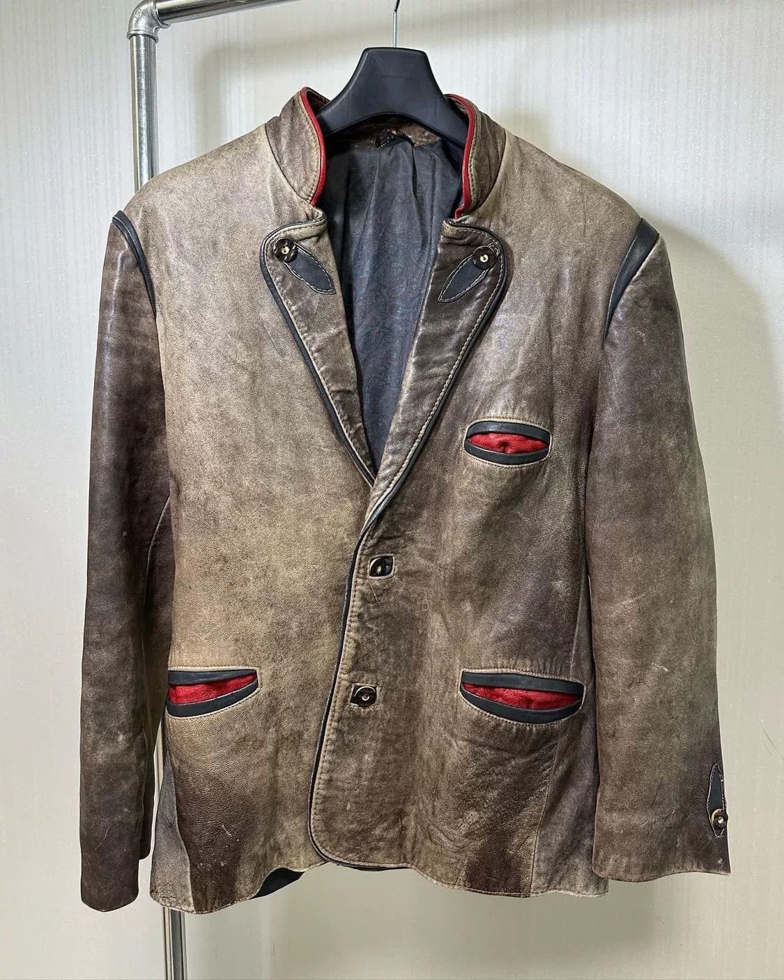 Vintage Vintage 90s Lucifer Leather Jacket Size US M / EU 48-50 / 2 - 1 Thumbnail