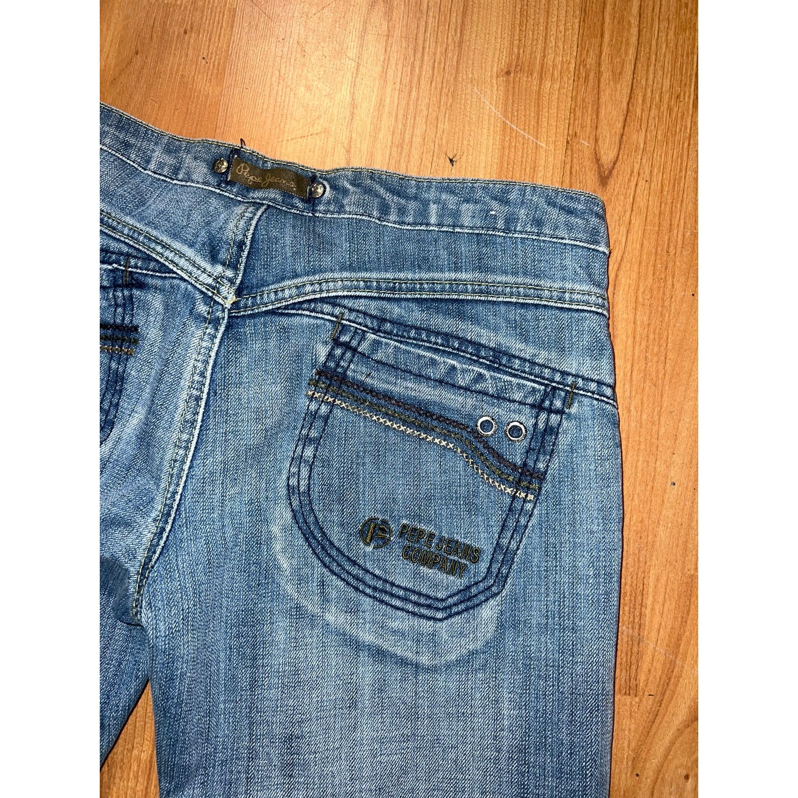Pepe Jeans Y2K Womens Pepe Jeans London Pants Bottoms 2000s Size 25 Size 25" / US 0 / IT 36 - 11 Thumbnail
