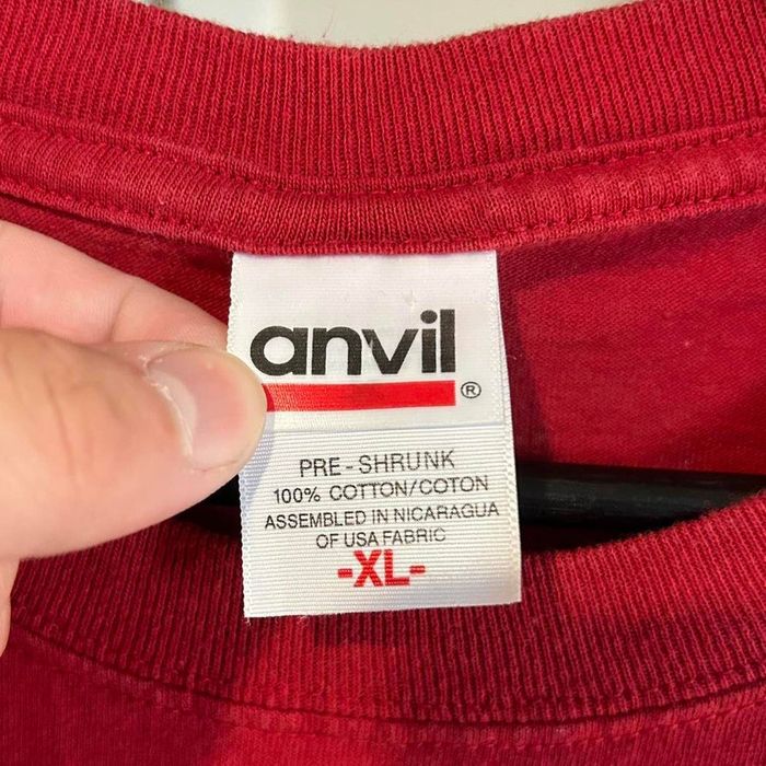 Anvil Aventura Band T-shirt, Men's Size L (approx.) cotton black type Vintage Second Hand