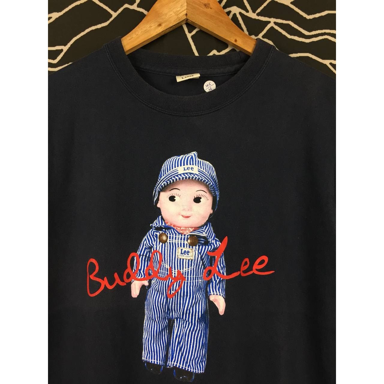 Lee × Vintage Vtg Lee Union Made Genuine Lee Riders Graphic Tee Size US L / EU 52-54 / 3 - 3 Thumbnail