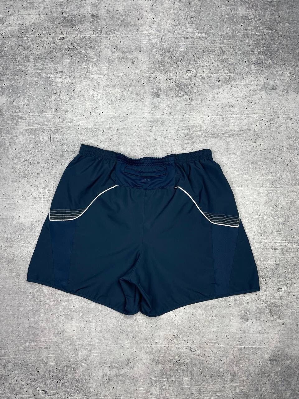Nike × Vintage Vintage Nike 90’s Y2K Style Drill Blue Nylon Dri-Fit Shorts Size US 34 / EU 50 - 9 Thumbnail