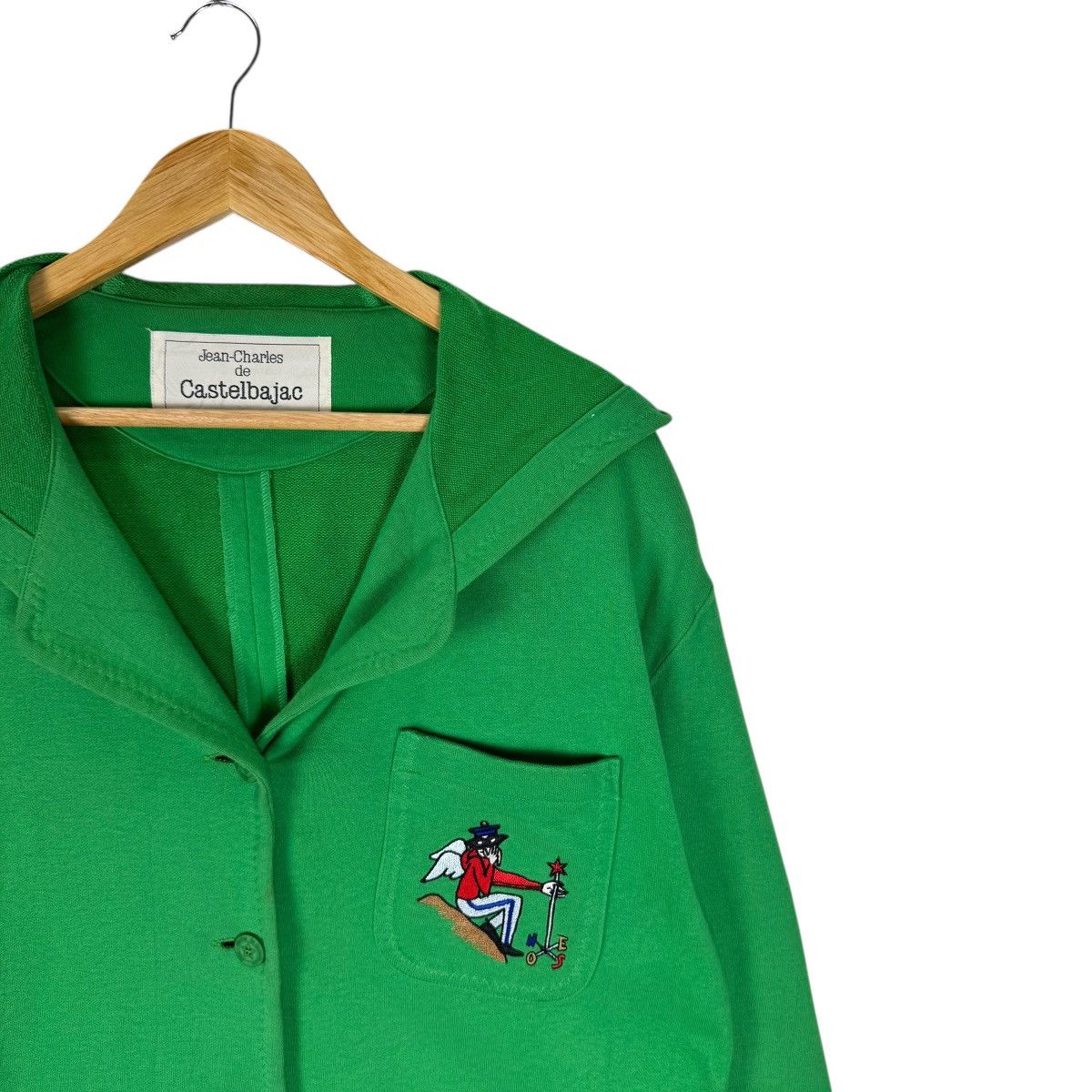 Jean Charles De Castelbajac 🌟JC CASTELBAJAC HOODIE BUTTON CARDIGAN Size M / US 6-8 / IT 42-44 - 4 Thumbnail