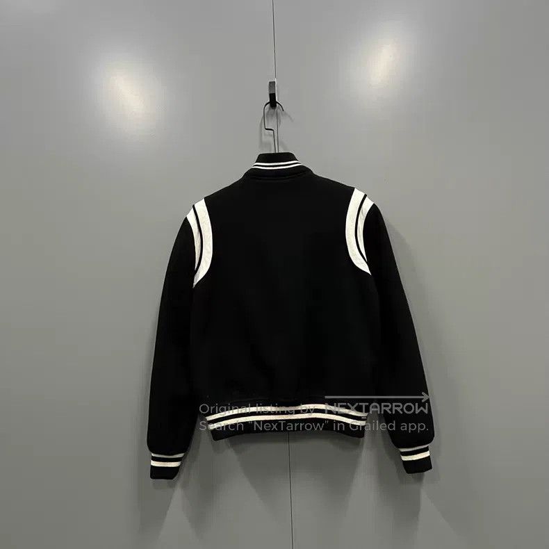 Saint Laurent Paris Saint Laurent Paris Black and White Baseball Jacket i Size US S / EU 44-46 / 1 - 2 Thumbnail