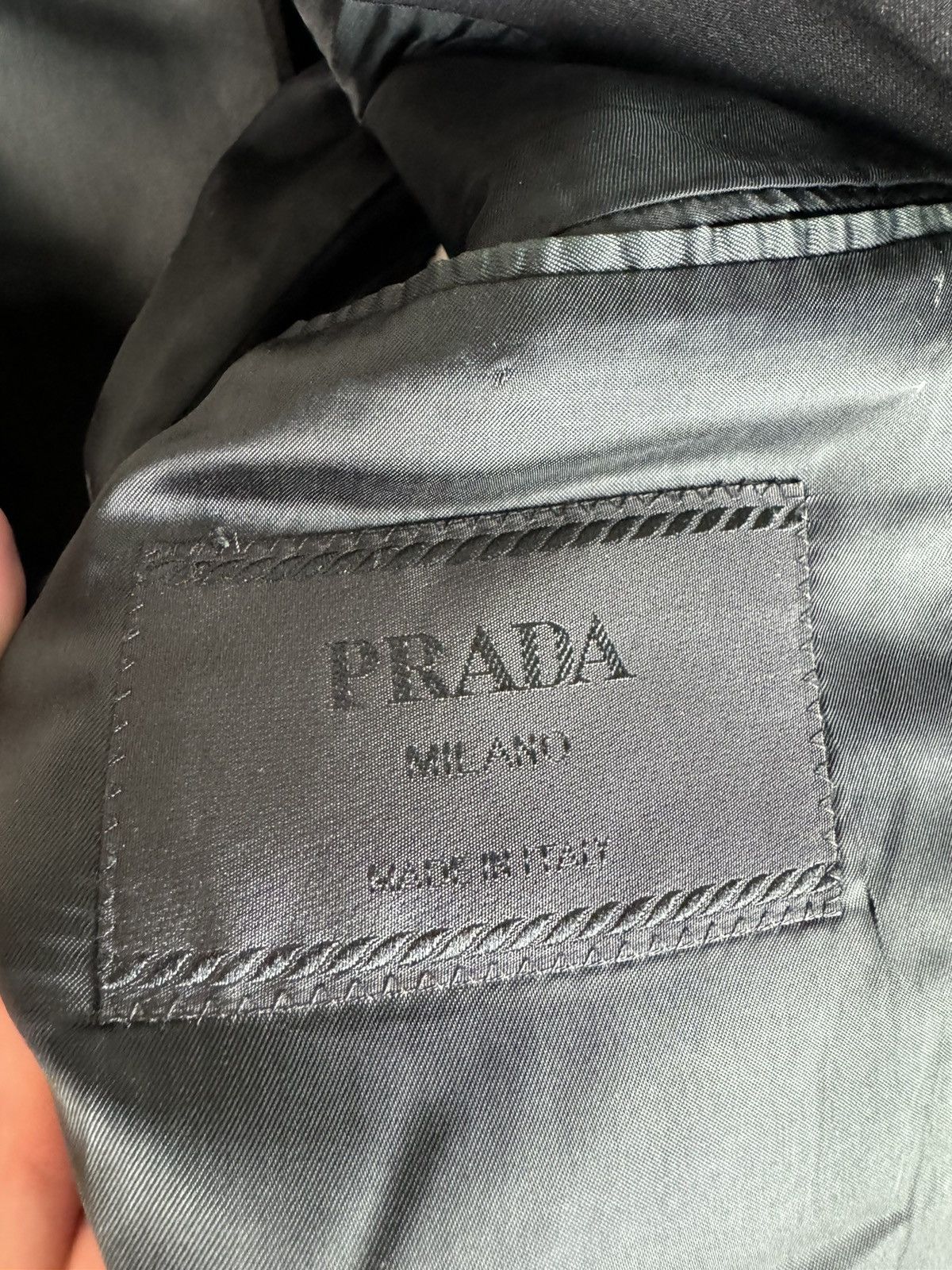 Prada PRADA Jacket Coat Blazer Wool Size 50R - 3 Thumbnail