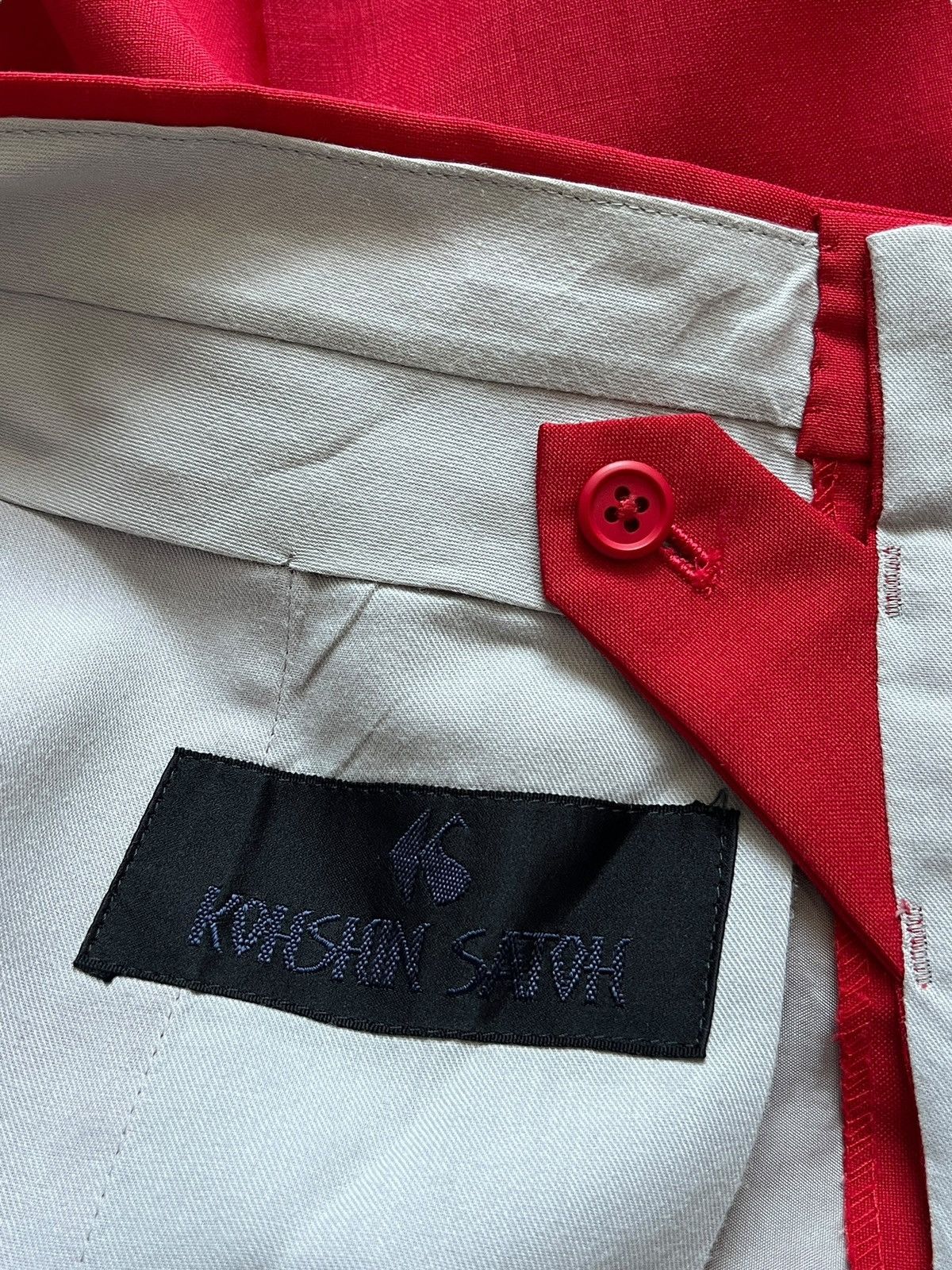 Issey Miyake 1990s Kohshin Satoh Wool Mohair Blend Casual Pants Size US 31 - 7 Thumbnail