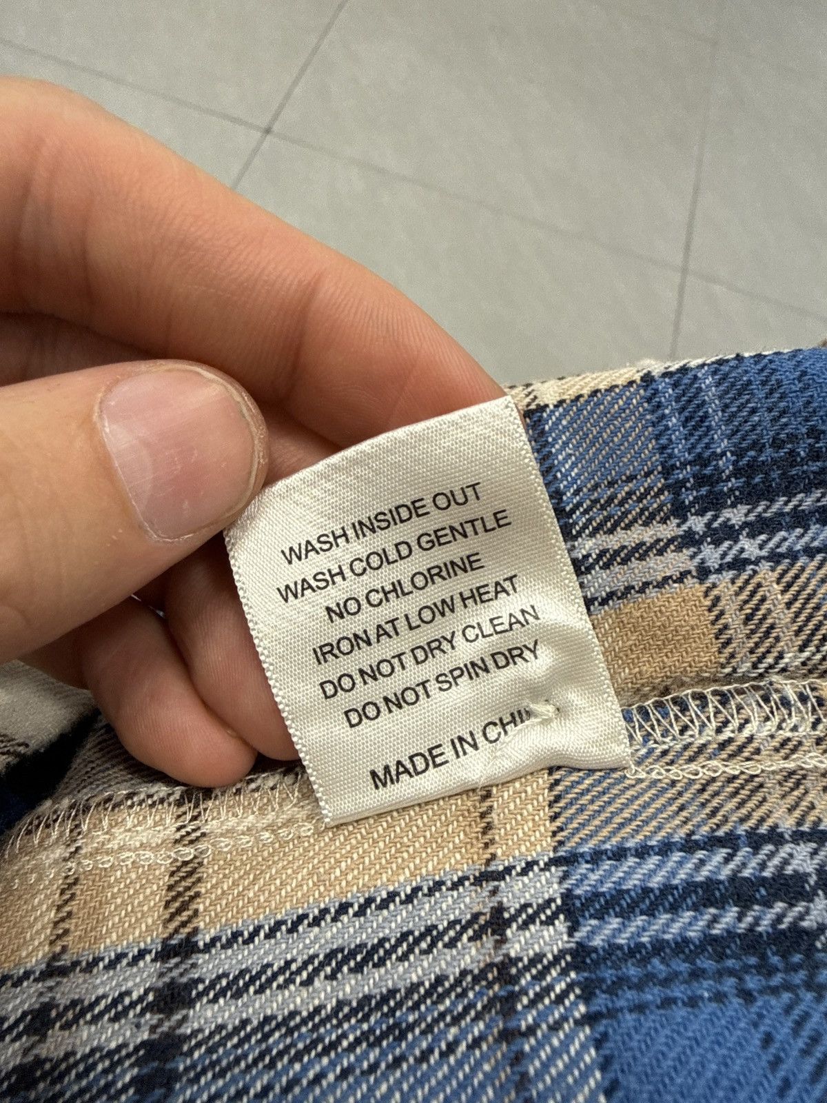 Vale Vale Forever Flannel Skyfall Cream Blue Size US XXL / EU 58 / 5 - 4 Thumbnail
