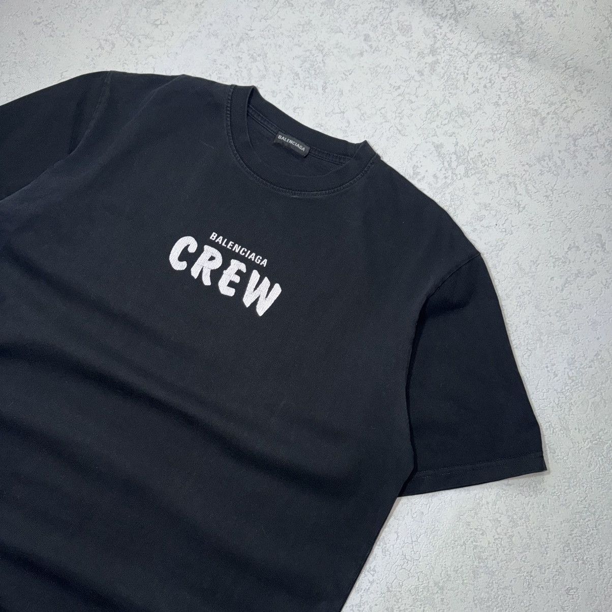Balenciaga Balenciaga Faded Crew Boxy Oversized Tee Size US M / EU 48-50 / 2 - 2 Thumbnail