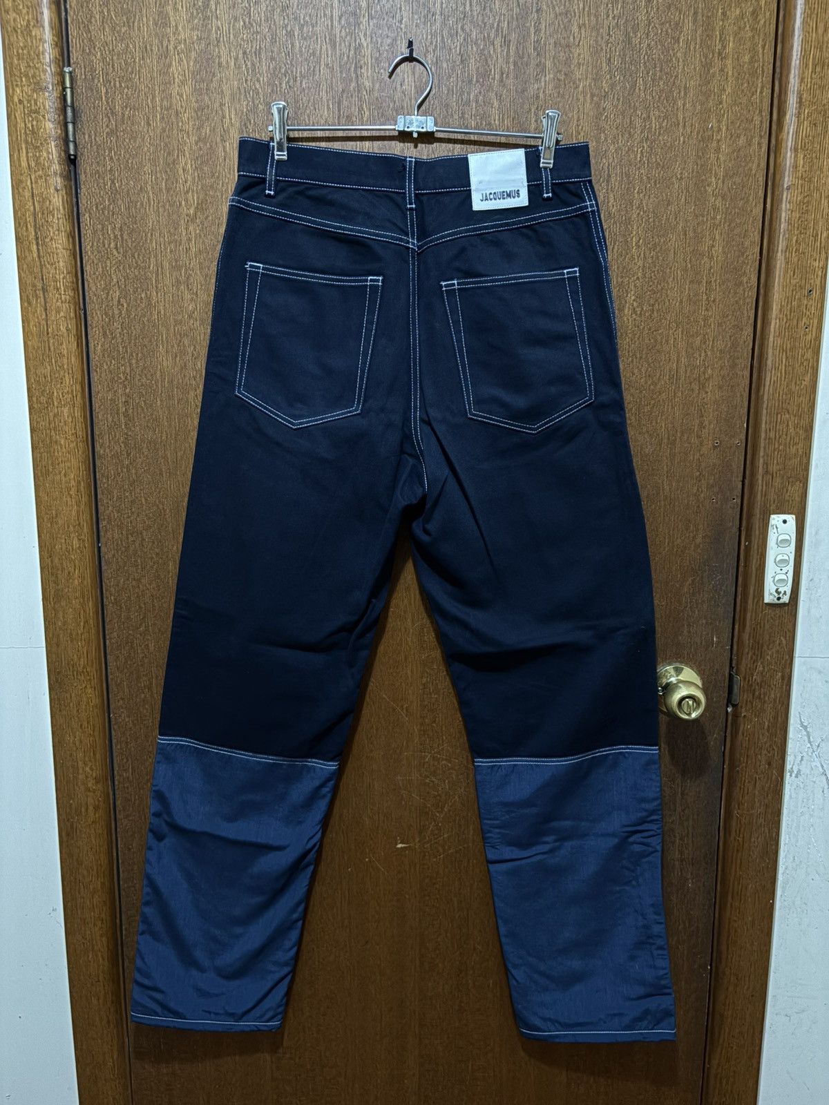 Jacquemus Jacquemus Le Meunier Two Tone Black / Navy Jeans / Pants Size US 30 / EU 46 - 2 Thumbnail