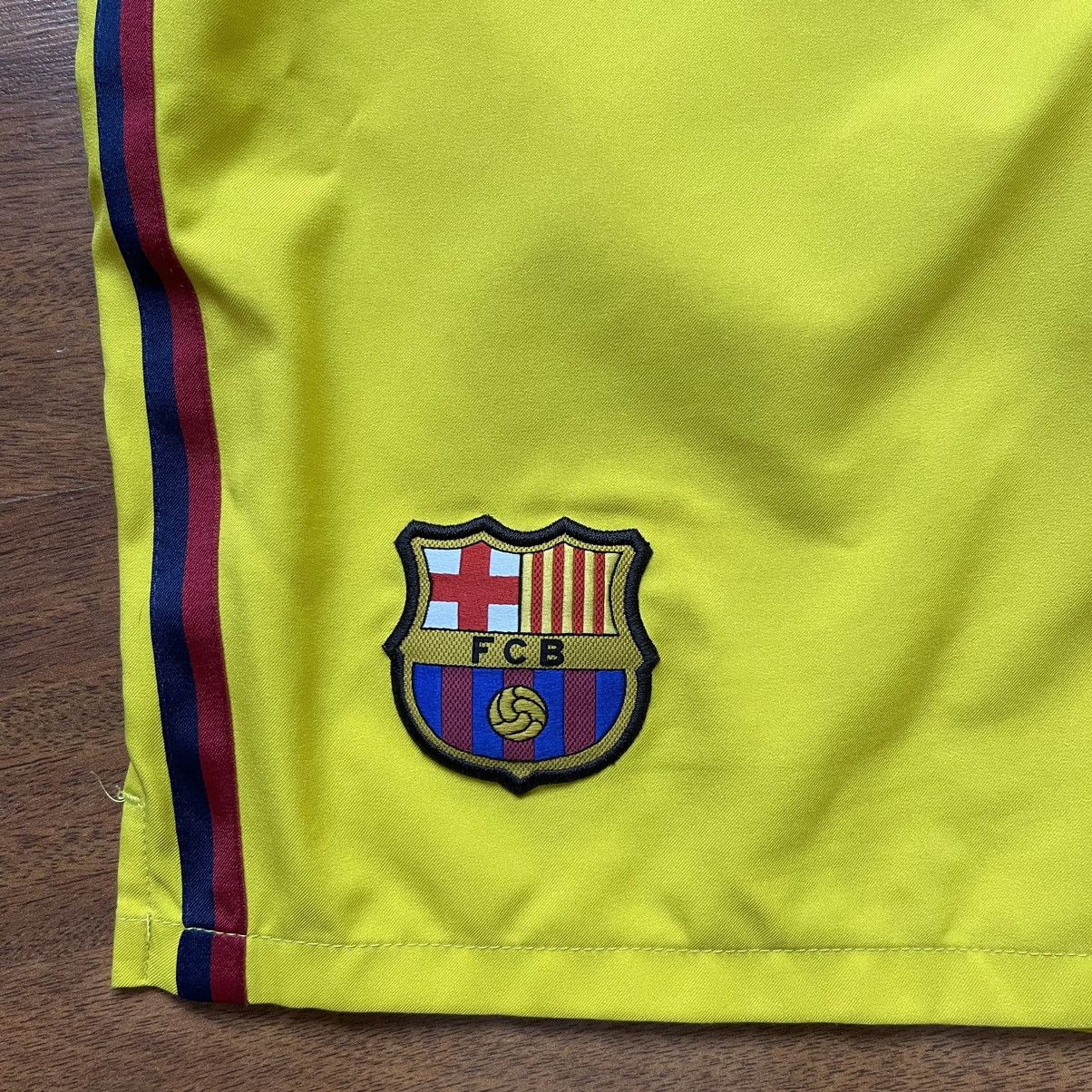Nike × Vintage BARCELONA NIKE 2012/2013 FOOTBALL SOCCER AWAY SHORTS #10 Size US 37 - 2 Thumbnail