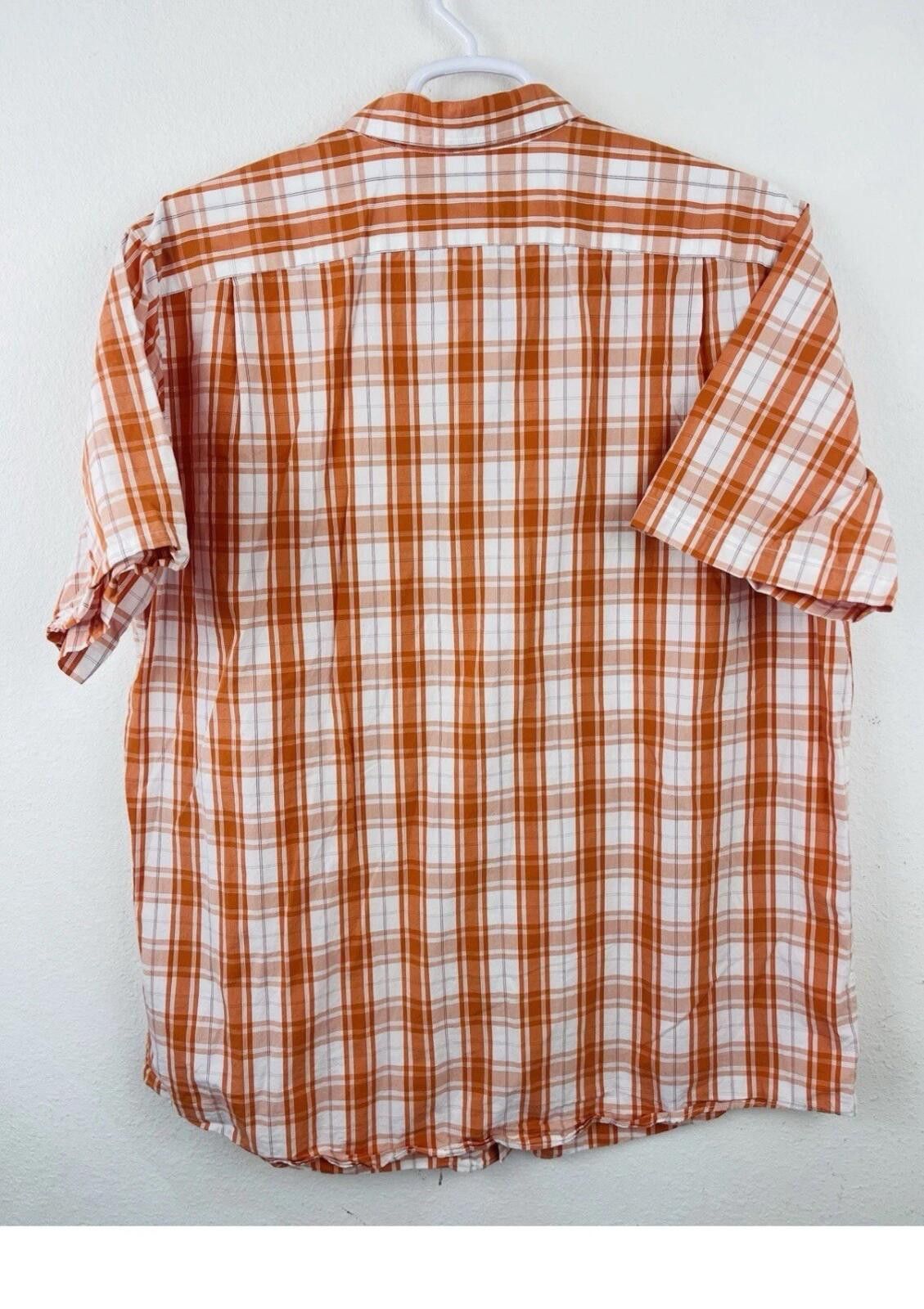 L.L. Bean L.L. Bean Plaid Short Sleeve Shirt Button Up Men’s Cotton Size US XL / EU 56 / 4 - 2 Thumbnail