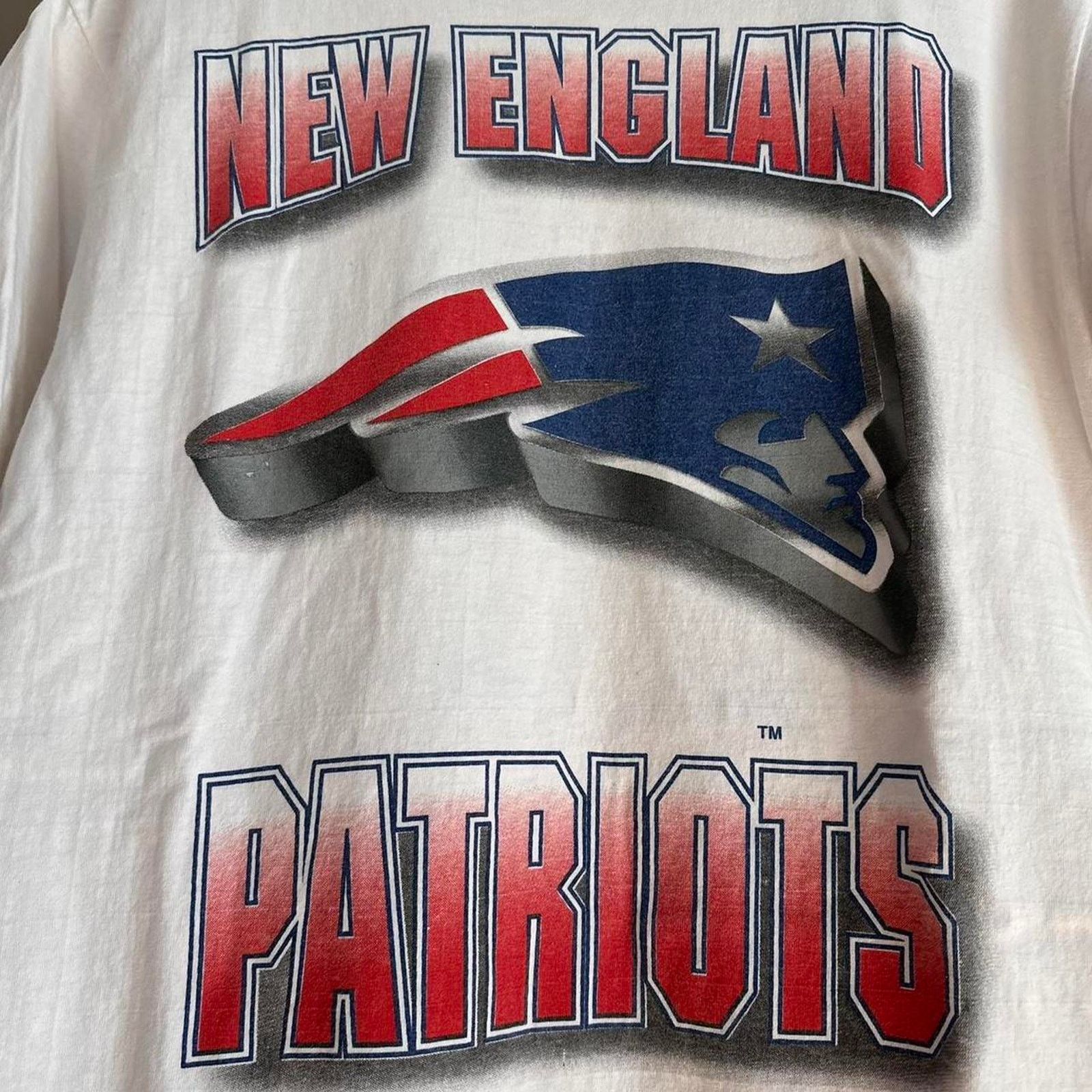 NFL × Vintage Vintage 1994 New England Patriots Shirt Size US L / EU 52-54 / 3 - 3 Thumbnail