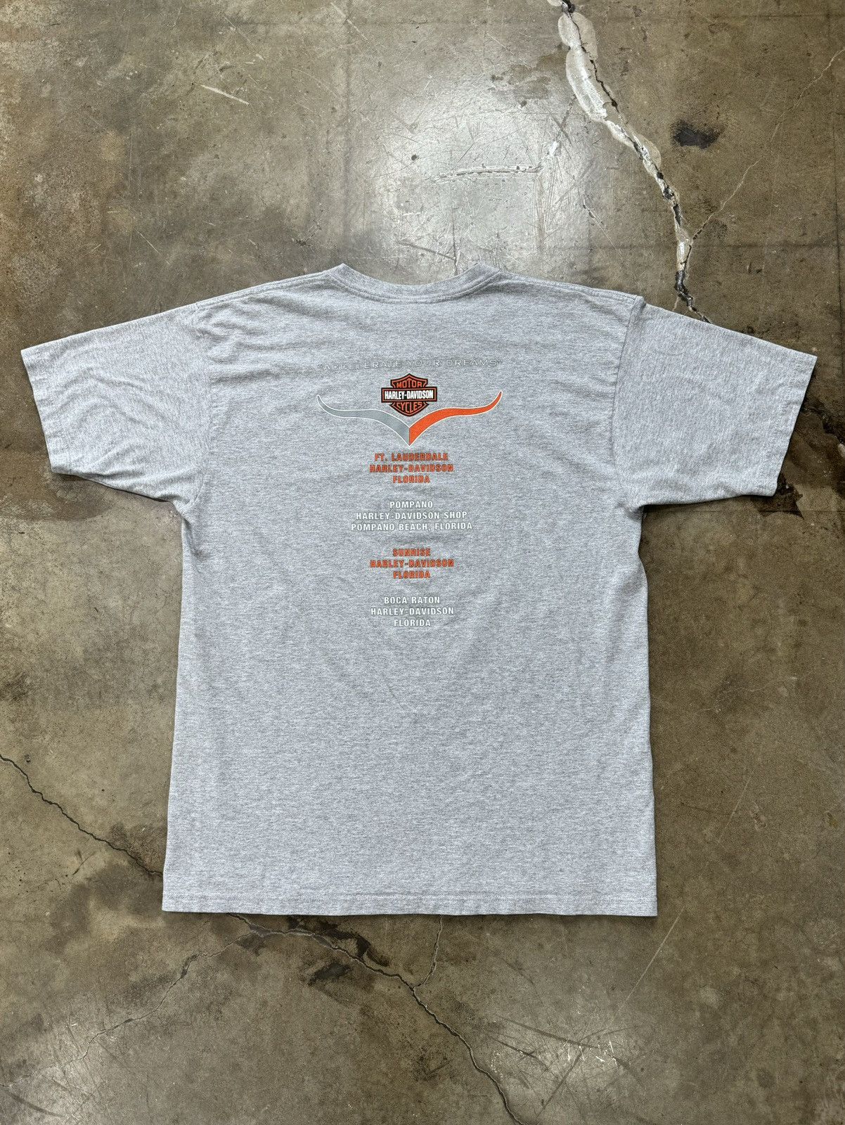 Harley Davidson Vintage Harley Davidson Pompano Beach Florida Tee XL Size US XL / EU 56 / 4 - 2 Thumbnail