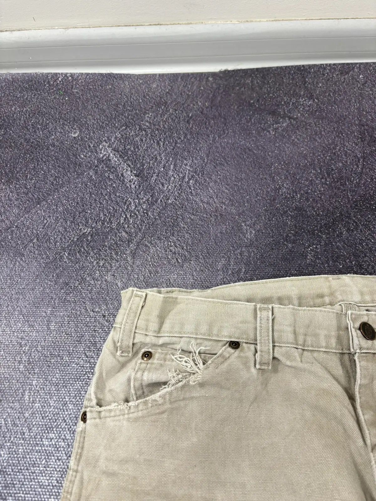 Dickies × Vintage Vintage Dickies Distressed Denim USA Work Hype Pants Jeans Size US 34 / EU 50 - 9 Thumbnail