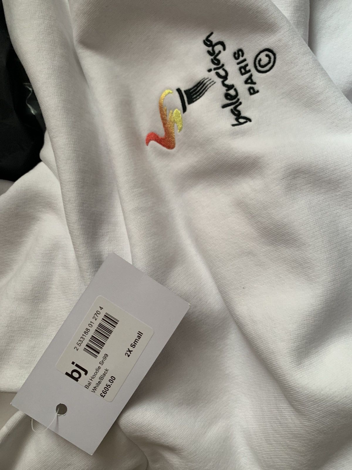 Balenciaga Balenciaga Paris Olympic Oversized Hoodie Size US XL / EU 56 / 4 - 4 Thumbnail
