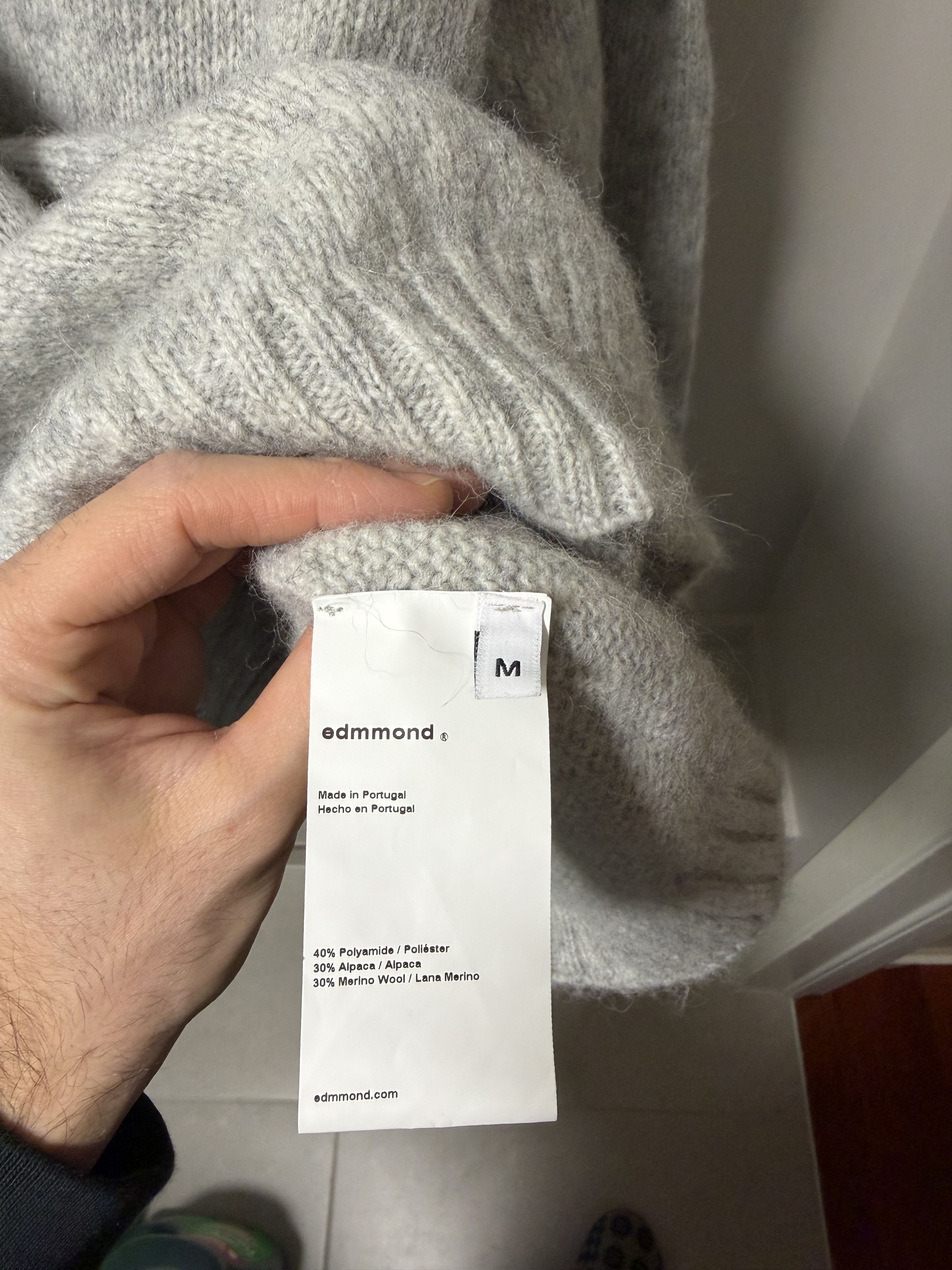 Other Glasgow Sweater in "Light Grey Melange" Size US M / EU 48-50 / 2 - 3 Thumbnail