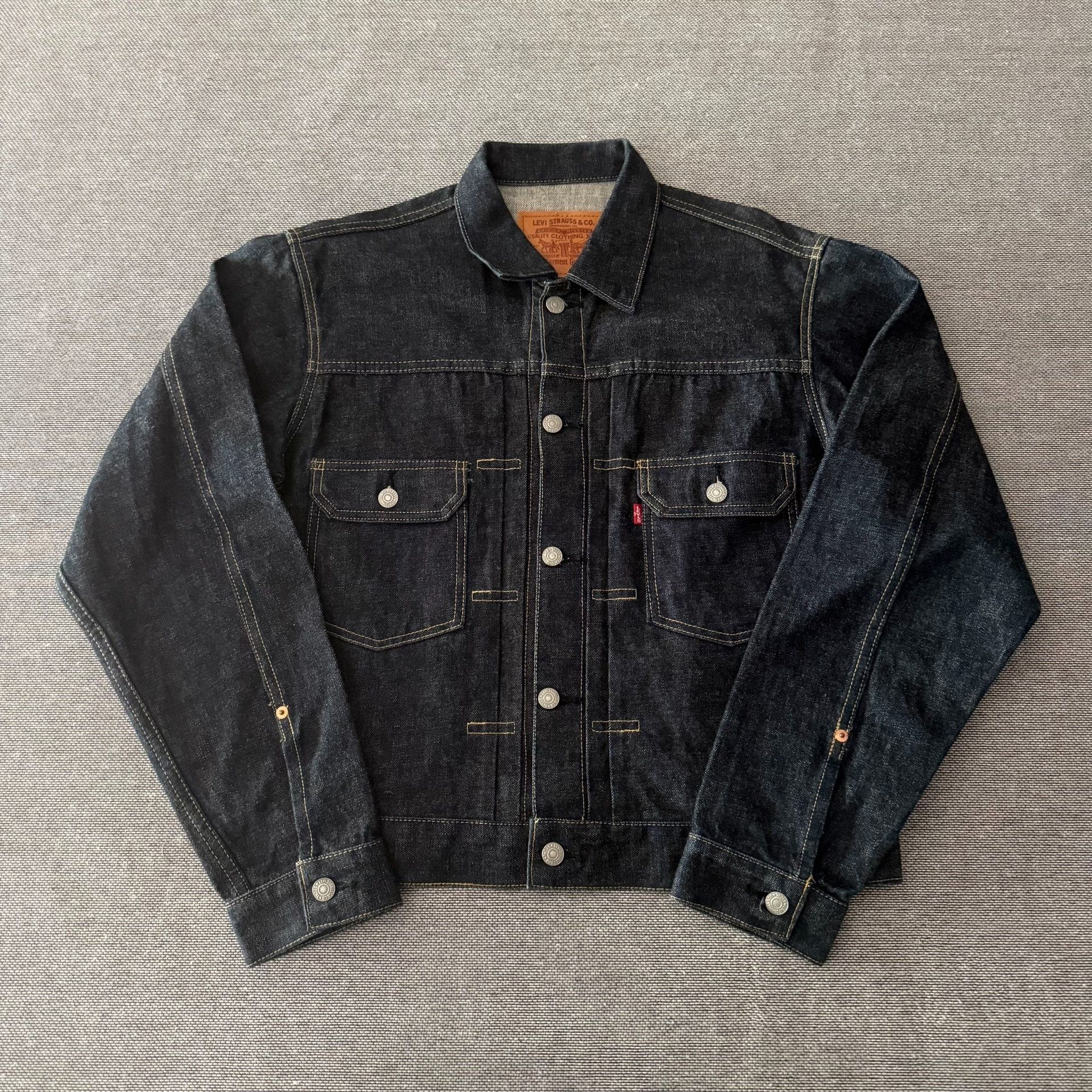 Levi's Vintage Clothing Levi's LVC507 J09 Denim Jacket Size US XXS / EU 40 - 1 Thumbnail