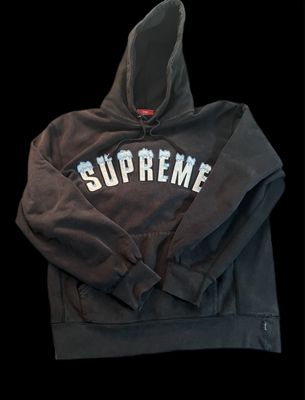 Supreme Supreme FW20 Icy Arc Logo Hoodie Black | Grailed