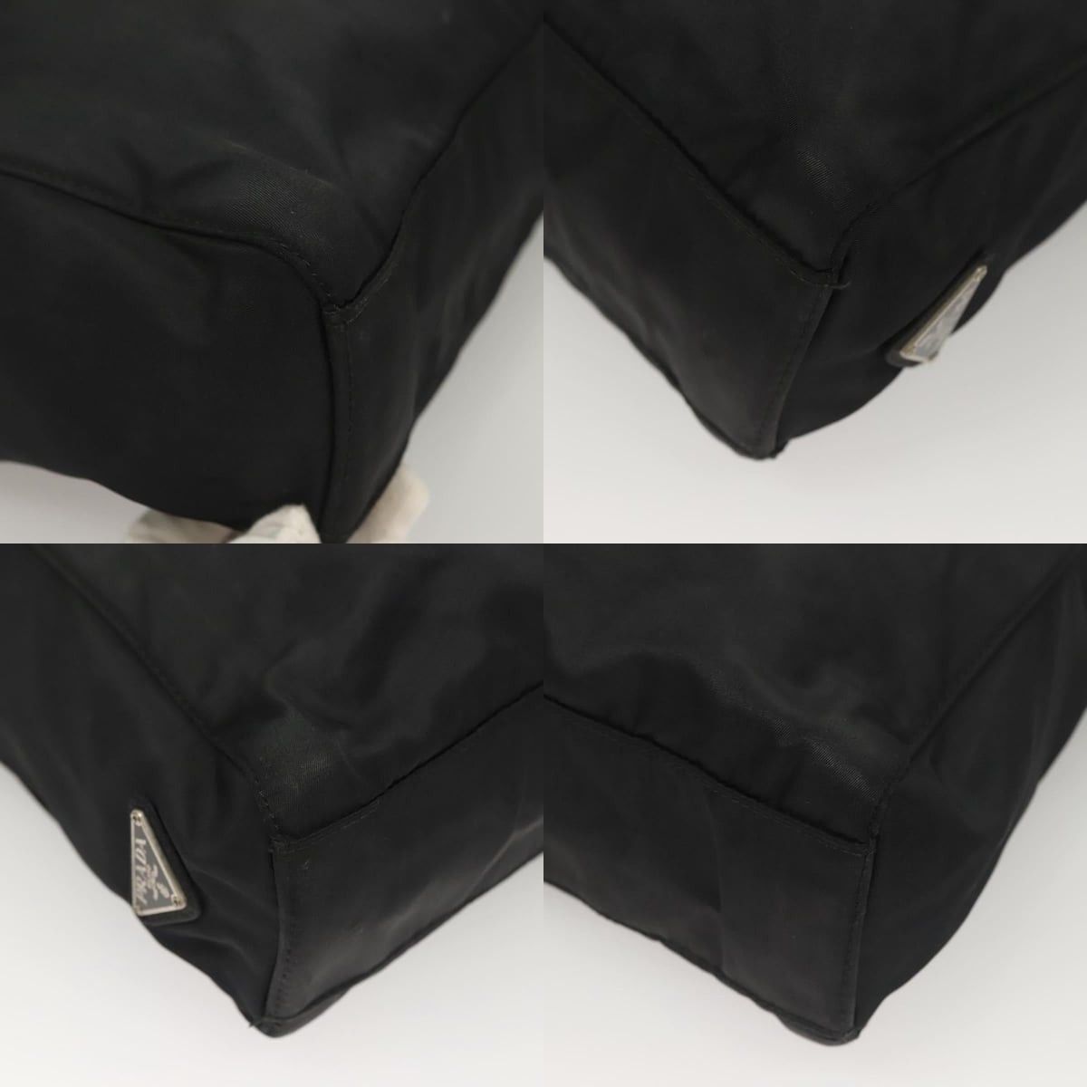 Prada PRADA Hand Bag Nylon Black Clear Size ONE SIZE - 10 Thumbnail