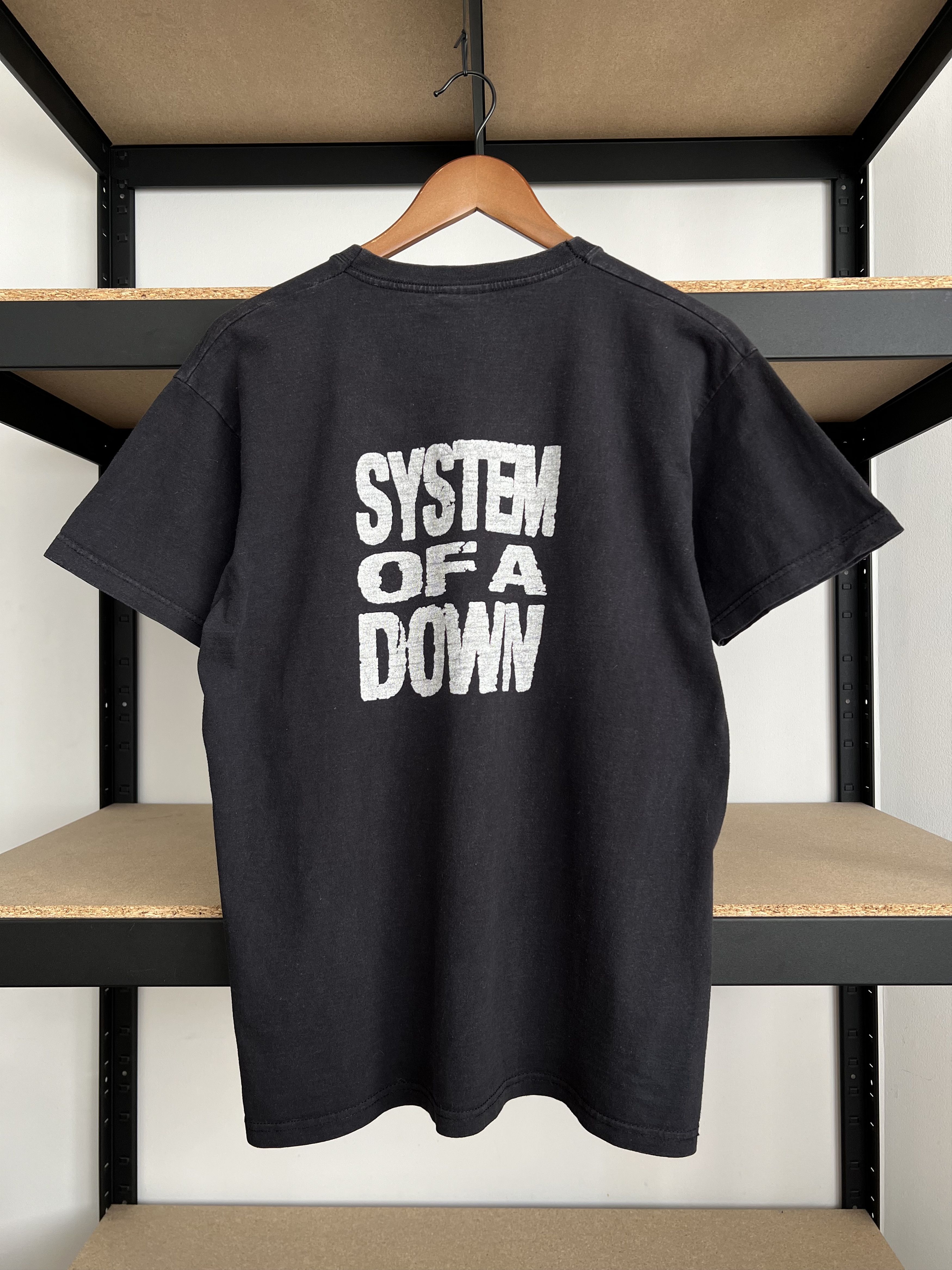 Band Tees Vintage 2000s System of a Down Toxicity Black T-shirt Size US M / EU 48-50 / 2 - 4 Thumbnail