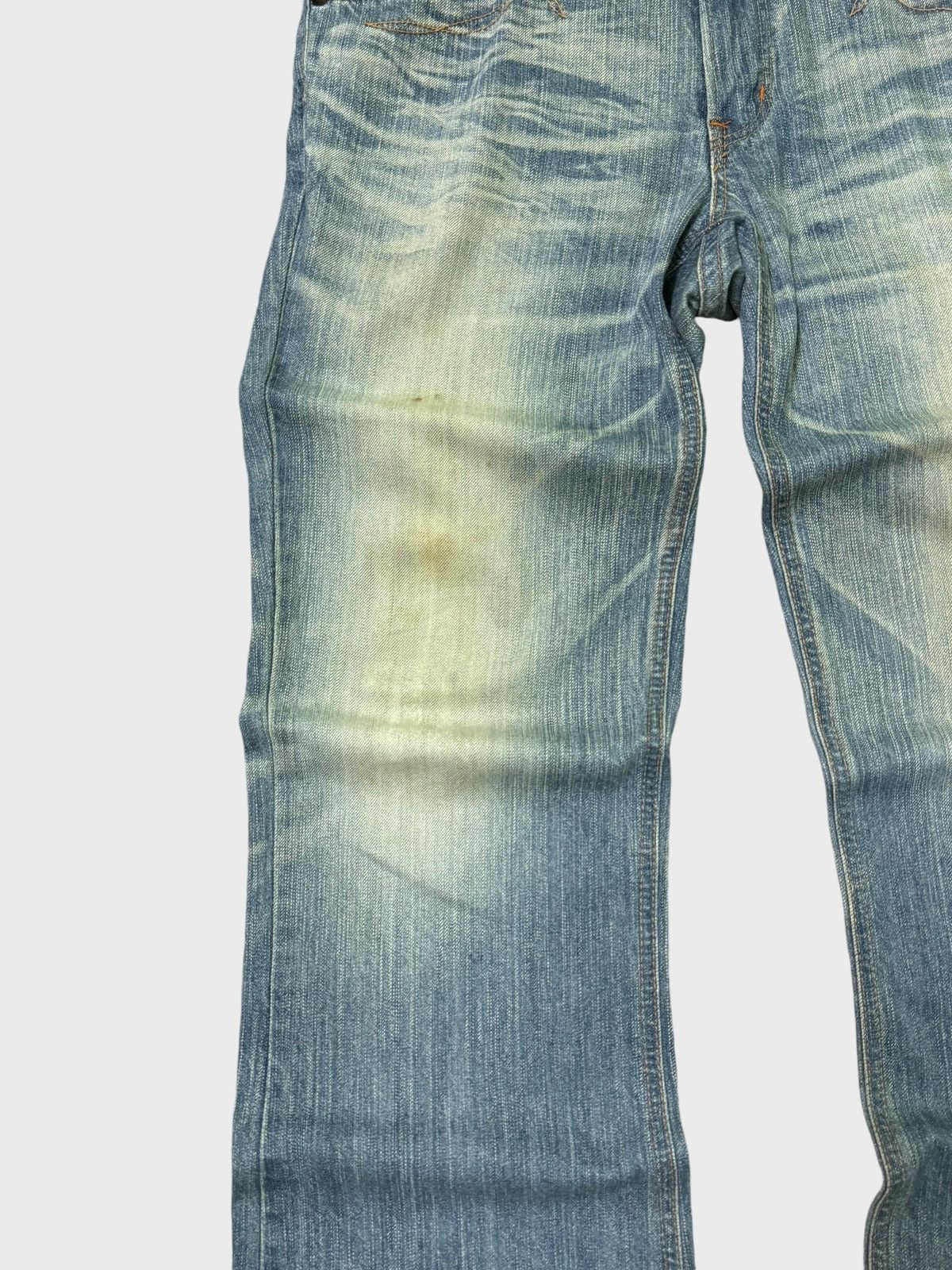 Edwin FLARED VINTAGE EDWIN CLAW MARK MUD WASH JEANS VERY RARE Size US 34 / EU 50 - 7 Thumbnail