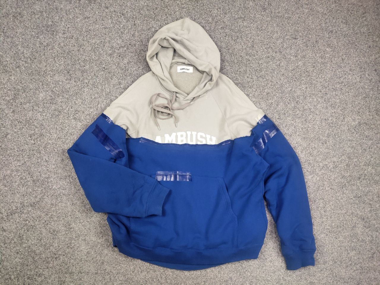 Ambush Design 💙 Ambush Japan Design Taped Double Layer Oversized Hoodie Size US M / EU 48-50 / 2 - 14 Thumbnail