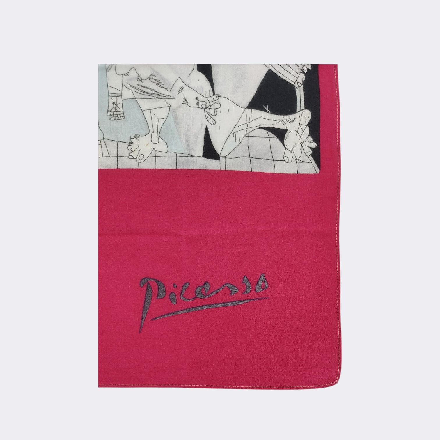 Other Vintage Picasso Handkerchief Neckerchief H096L Size ONE SIZE - 3 Thumbnail