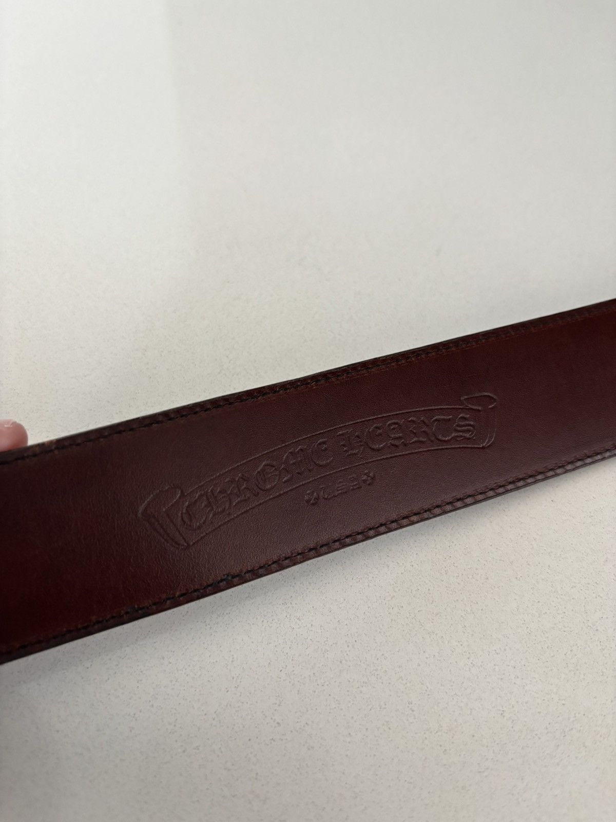 Chrome Hearts Chrome Hearts Brown Gunslinger Belt Size 32 - 6 Thumbnail