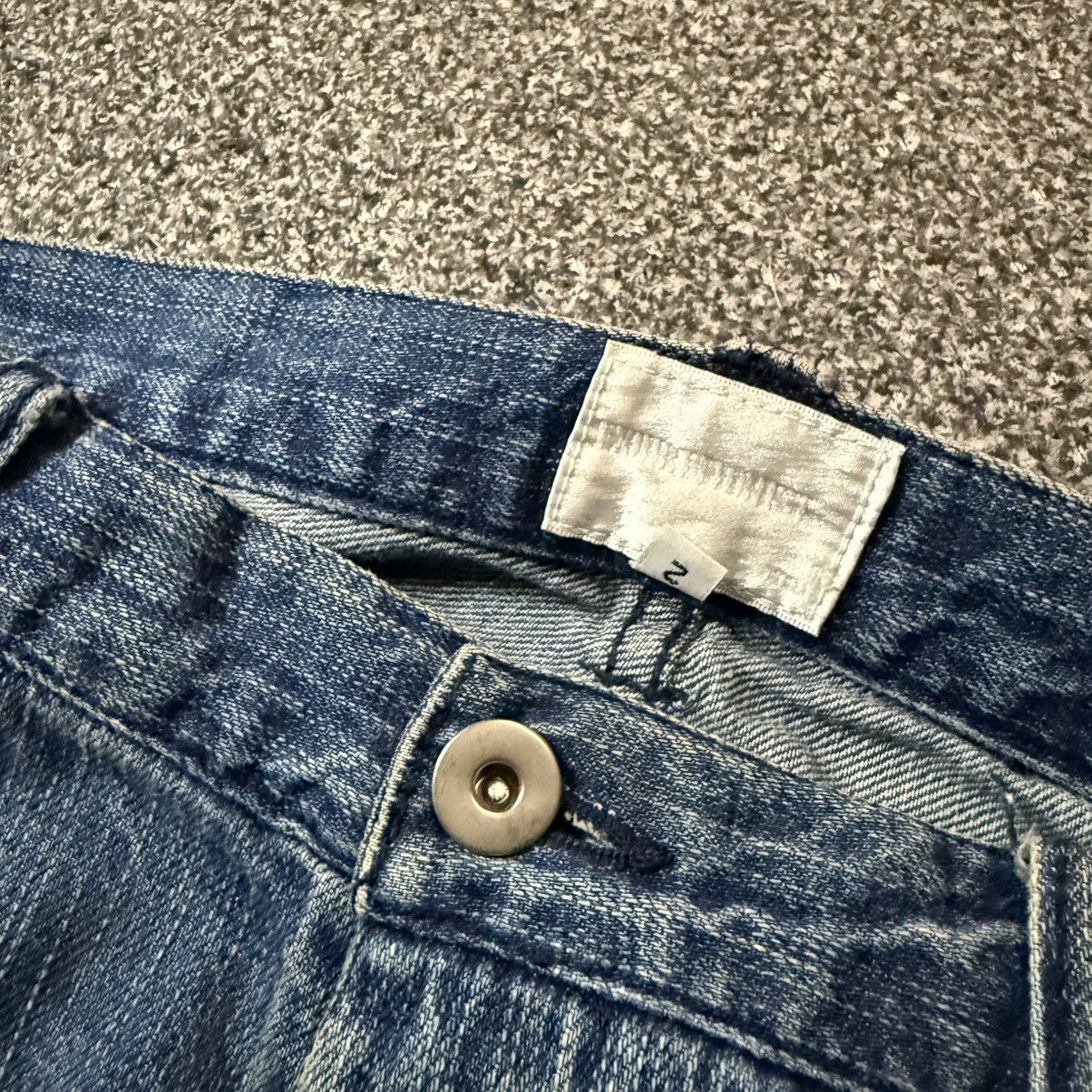 Fashion Victim Archive Wideleg Paint Exhibitionist Distressed y2k Denim Size US 31 - 9 Thumbnail