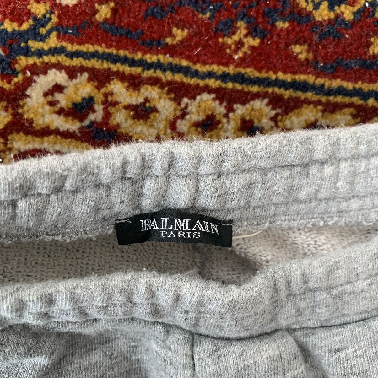 Balmain grey biker sweatpants