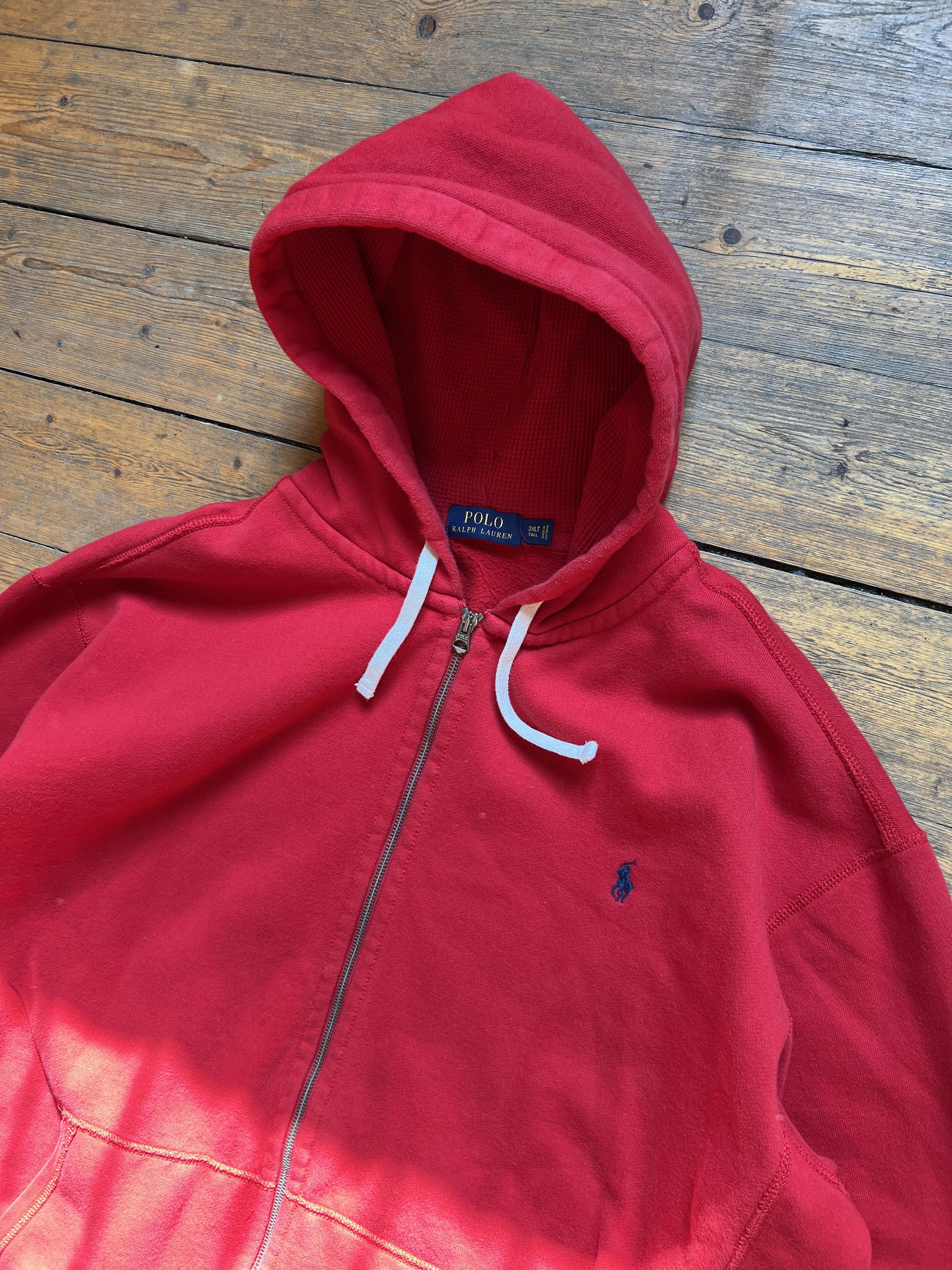 Ralph Lauren Ralph Lauren Polo Vintage Zip Heavy Hoodie RRL Rugby Size US XXL / EU 58 / 5 - 3 Thumbnail