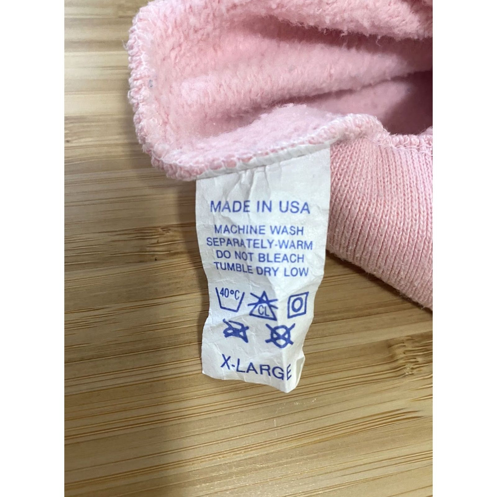 Pinko VTG 80s Miami Vice TV Show Promo Raglan Pink Crewneck Sweatshirt Women XL Size Pink Crew Neck Sweatshirt 80s Theme Mens Womens Girls Boys Size XL / US 12-14 / IT 48-50 - 7 Thumbnail