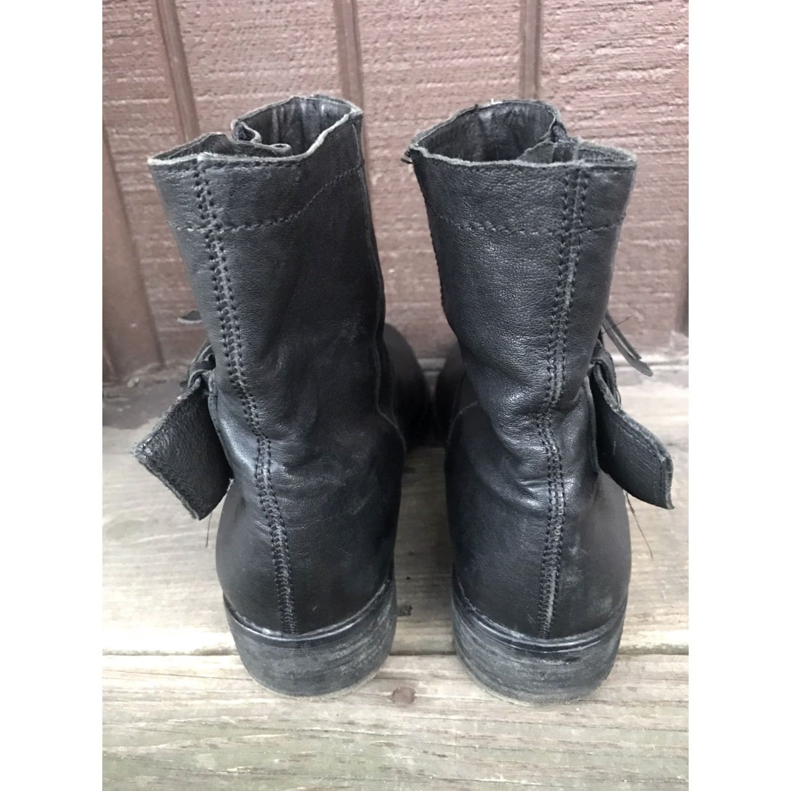 Sam Edelman Sam Edelman Kacey Ankle Boots Womens Size 8M Black Leather Casual Side Zip Boots Size US 8 / IT 38 - 4 Thumbnail