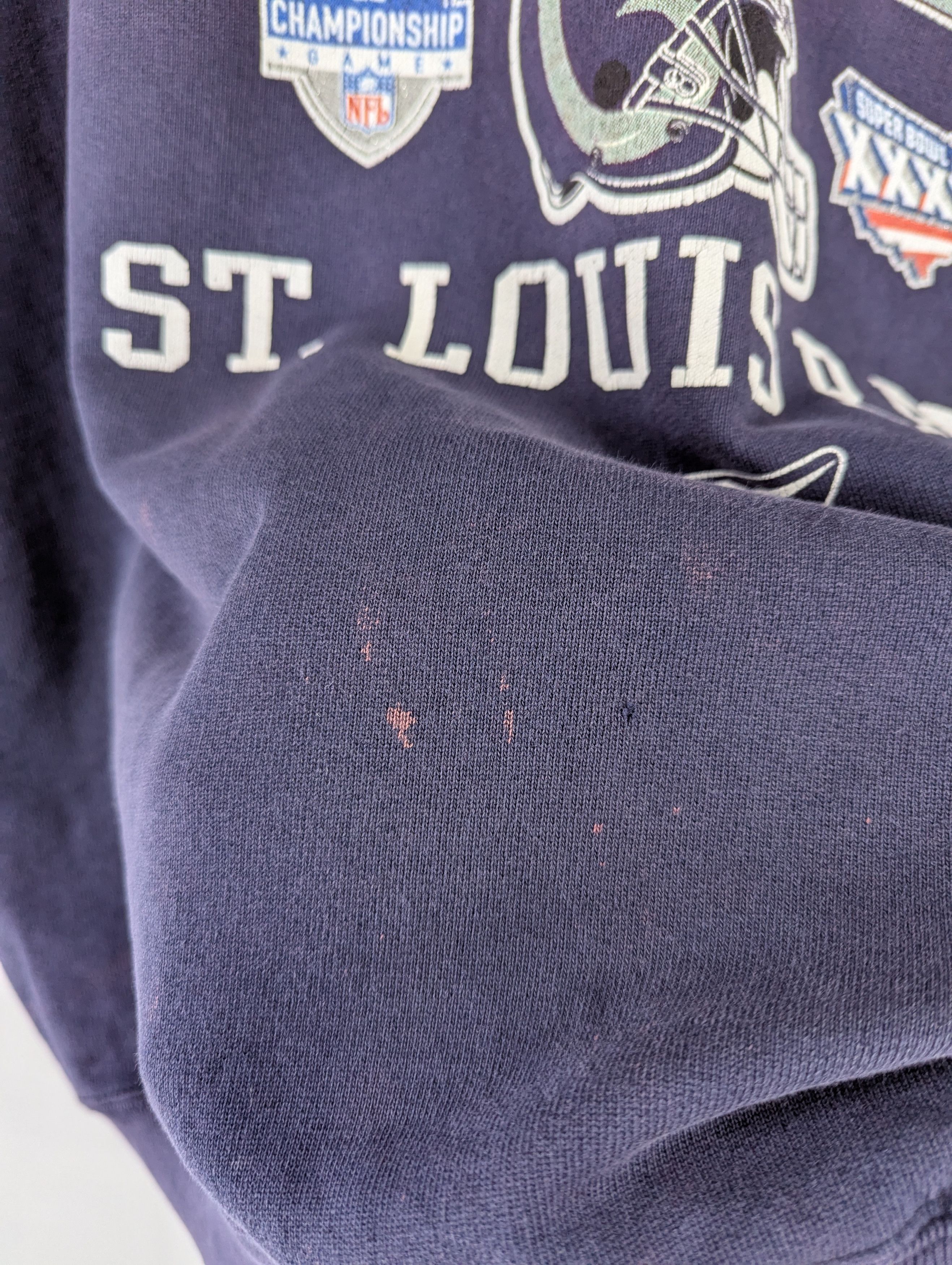 NFL Vintage Reebok NFL ST.Louis Ram Distressed Crewneck Size US L / EU 52-54 / 3 - 7 Thumbnail