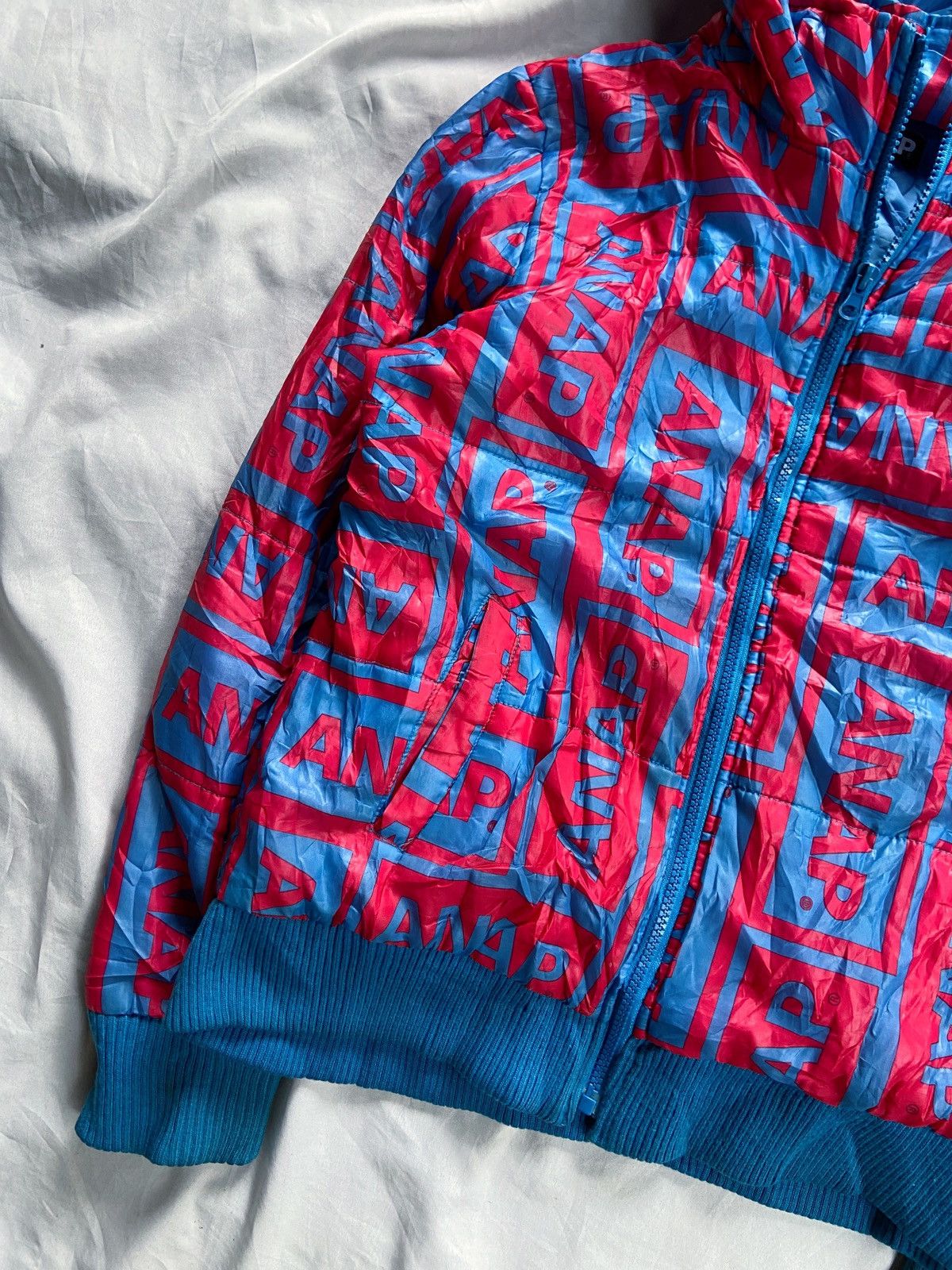 Japanese Brand ANAP MONOGRAM ZIP JACKET Size US S / EU 44-46 / 1 - 4 Thumbnail