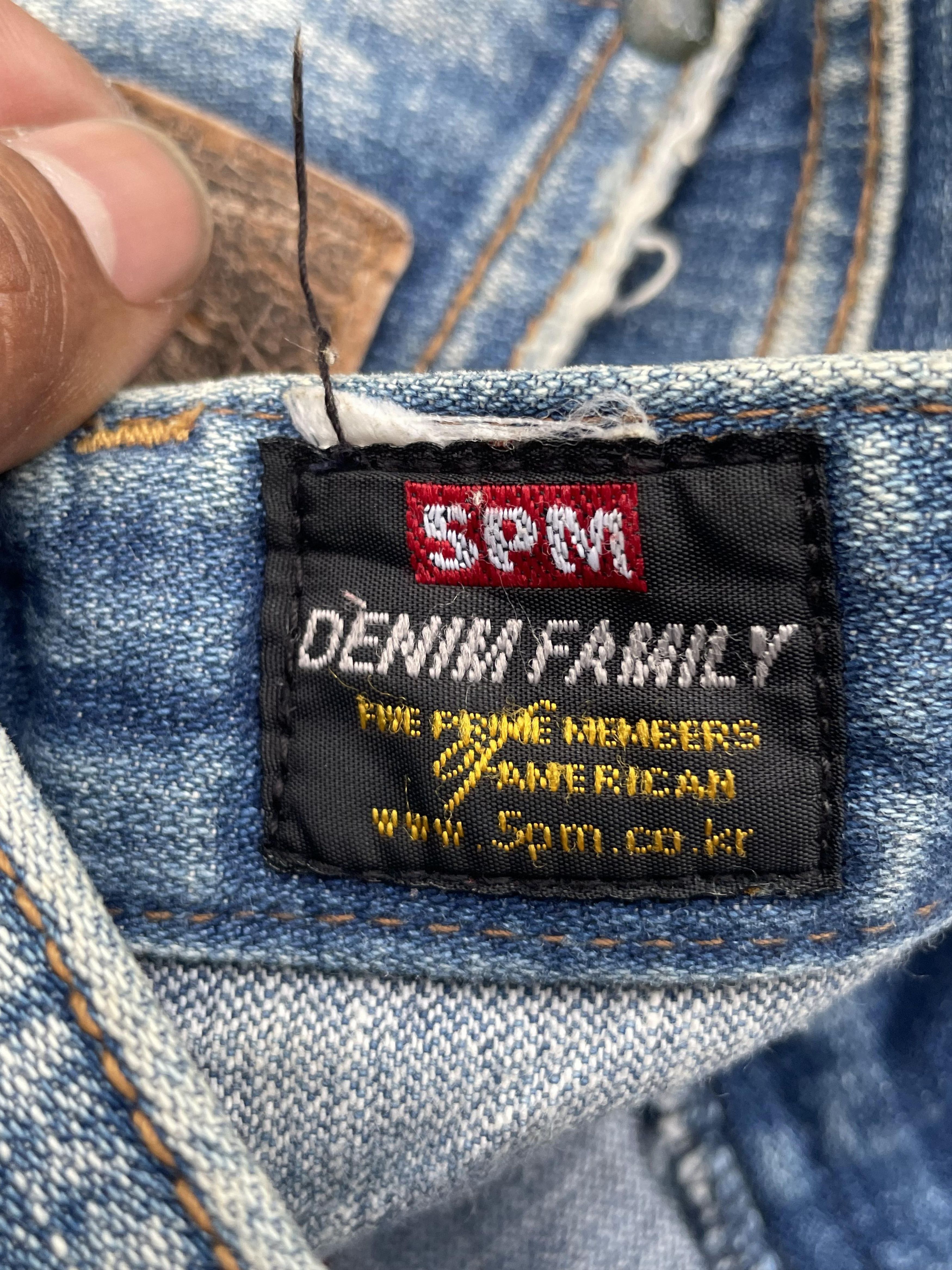 Japanese Brand Flare 5pm Distresed Denim Size 29" - 8 Thumbnail