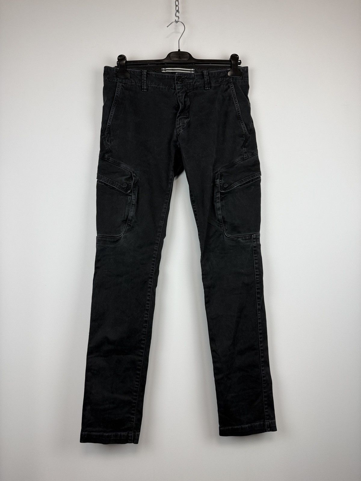 Stone Island Black Stone Island cargo trousers Size US 31 - 1 Thumbnail