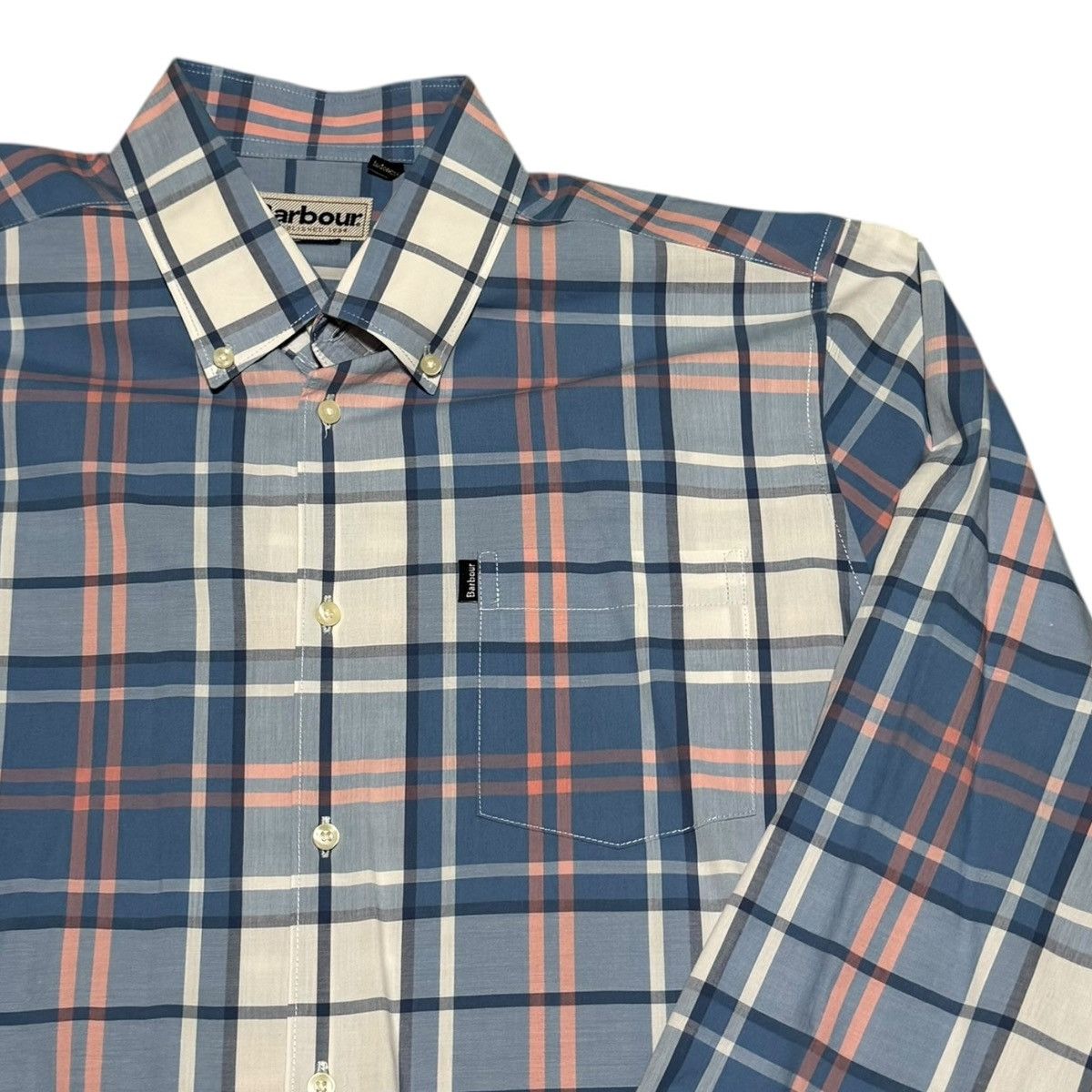 Barbour Barbour Jeff Check Plaid Button Up Long Sleeve Men's Medium Size US M / EU 48-50 / 2 - 2 Thumbnail