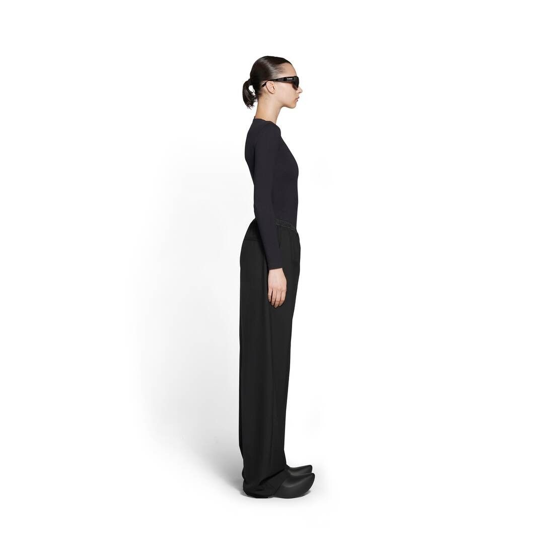 Balenciaga o1bcso1str0426 Elastic Pants in Black Size 25" / US 0 / IT 36 - 3 Thumbnail