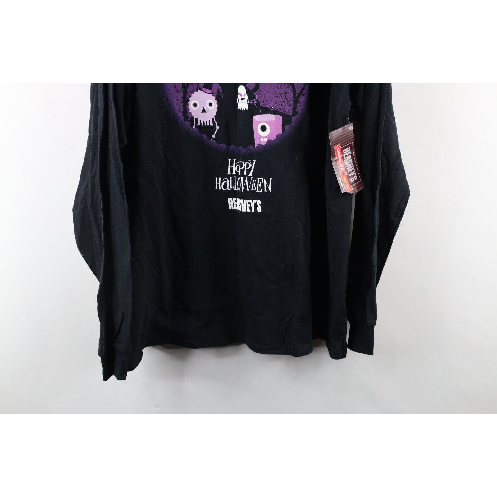 Vintage New Vintage Y2K Hersheys Halloween Glow In The Dark T-Shirt Size US XL / EU 56 / 4 - 4 Thumbnail