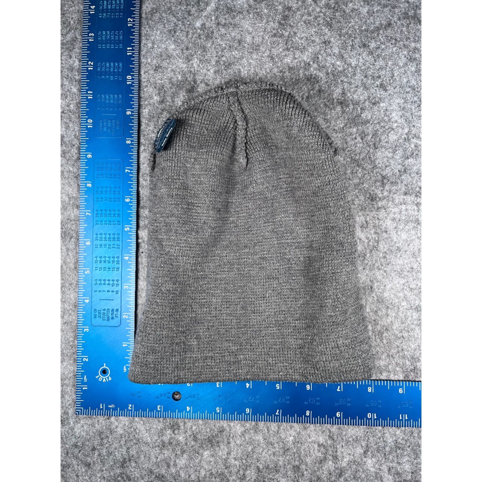 George GEORGE Beanie Toque Adult One Size Gray Knit Acrylic Ski Outdoor Hat Unisex Womens Mens Winter Winter Accessory Size ONE SIZE - 6 Thumbnail