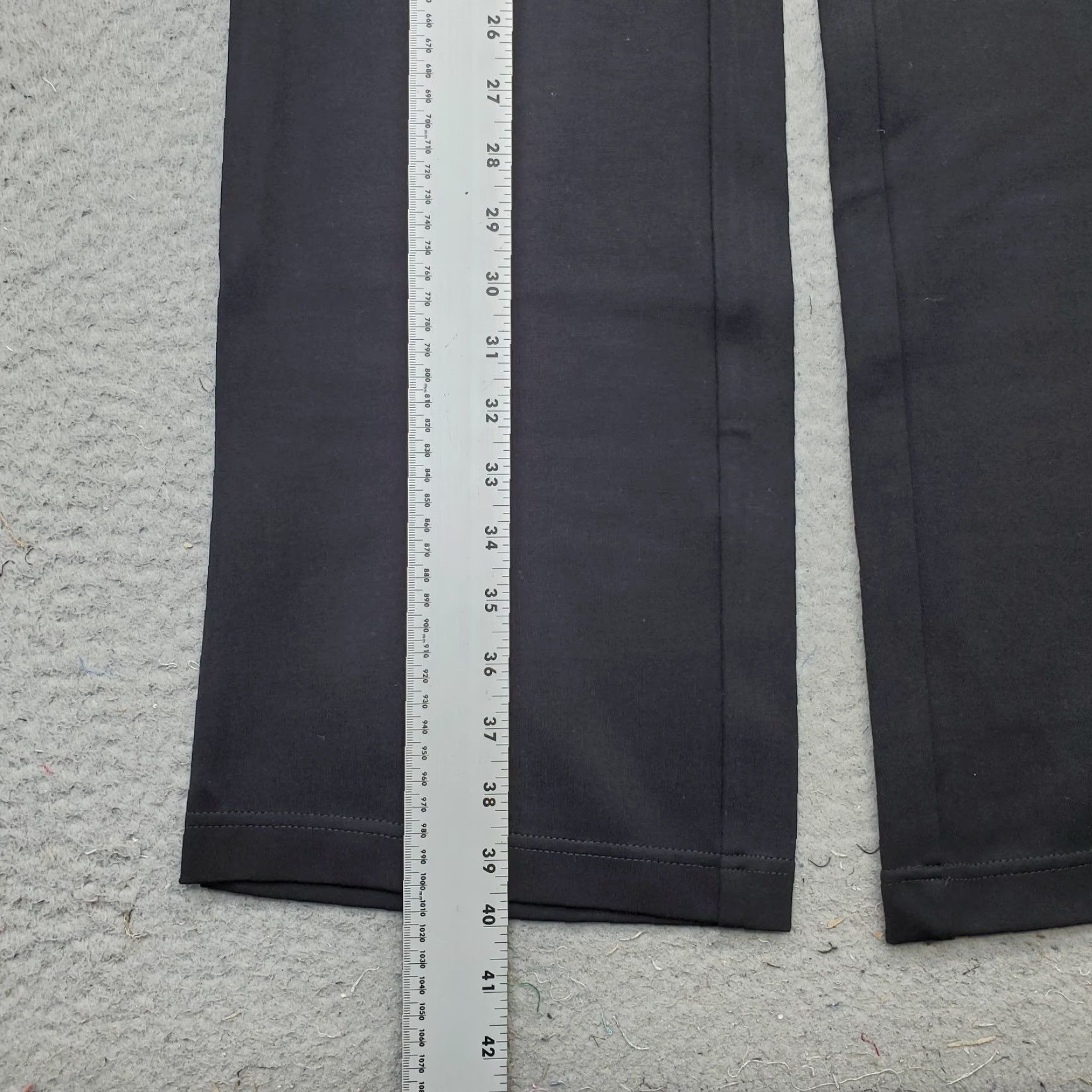 Calvin Klein Calvin Klein Womens Large Black Regular Fit Stretch Bootcut Ankle Pants Pull On Size 36" / US 14 / IT 50 - 4 Thumbnail