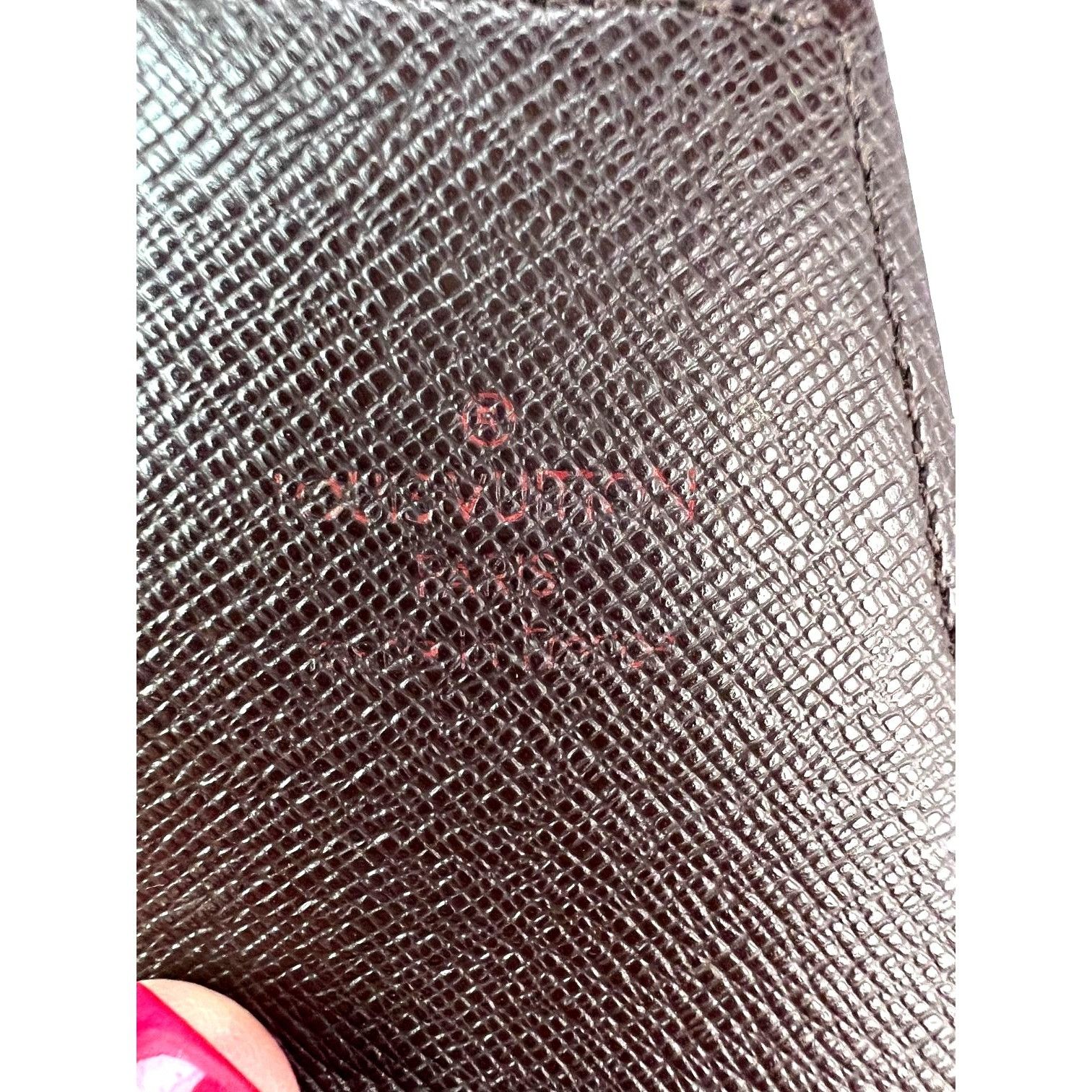 Louis Vuitton LOUIS VUITTON Damier Ebene Cigarette Card Cosmetic Case Pouc Size ONE SIZE - 4 Thumbnail