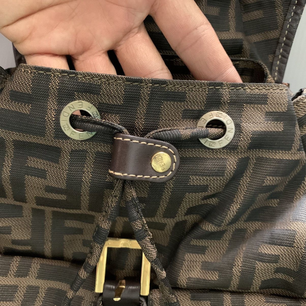 Fendi Fendi Zucca Vintage Backpack Bag Size ONE SIZE - 14 Thumbnail