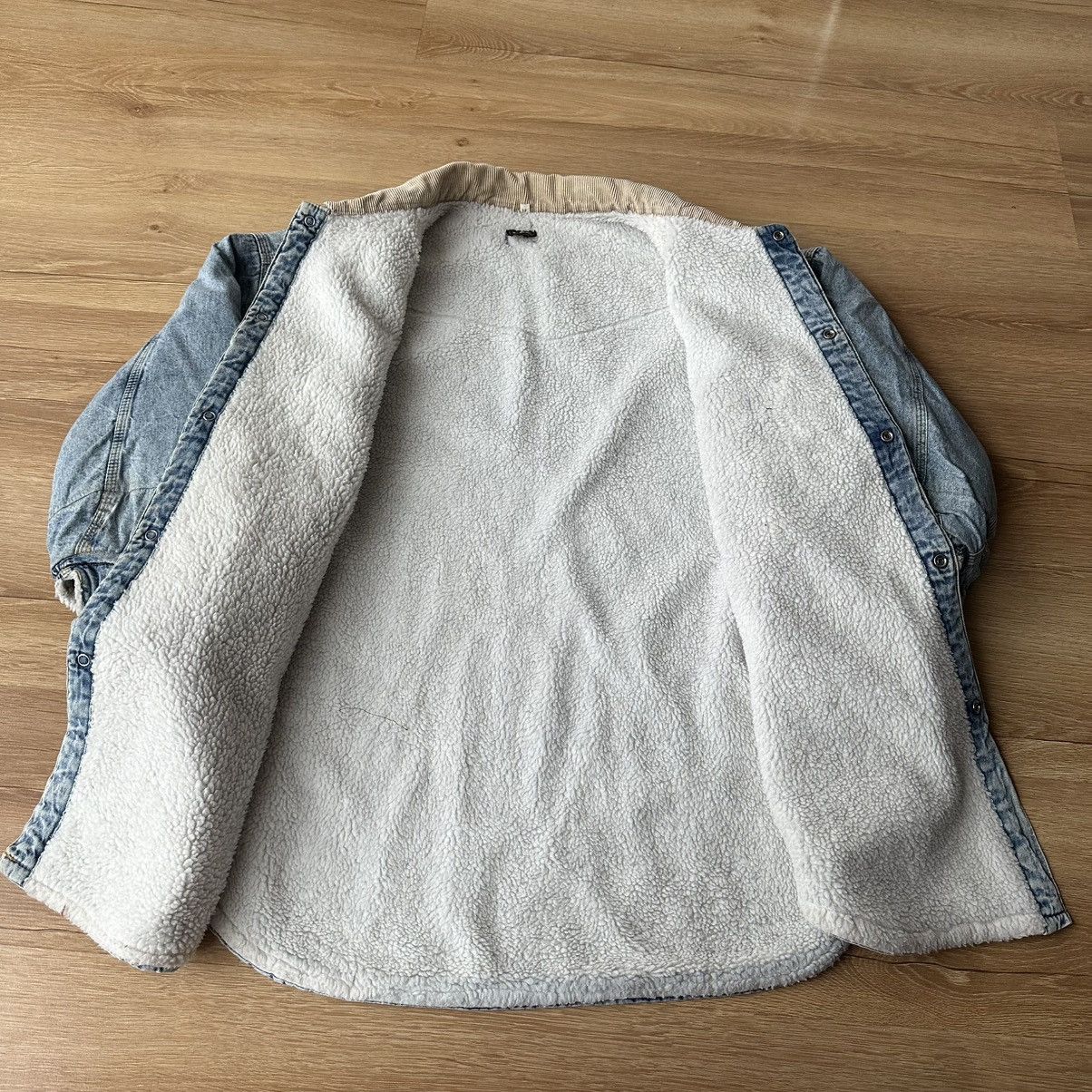 Lee Vintage Lee New Riders Denim Sherpa Jacket Collared Size US M / EU 48-50 / 2 - 10 Thumbnail