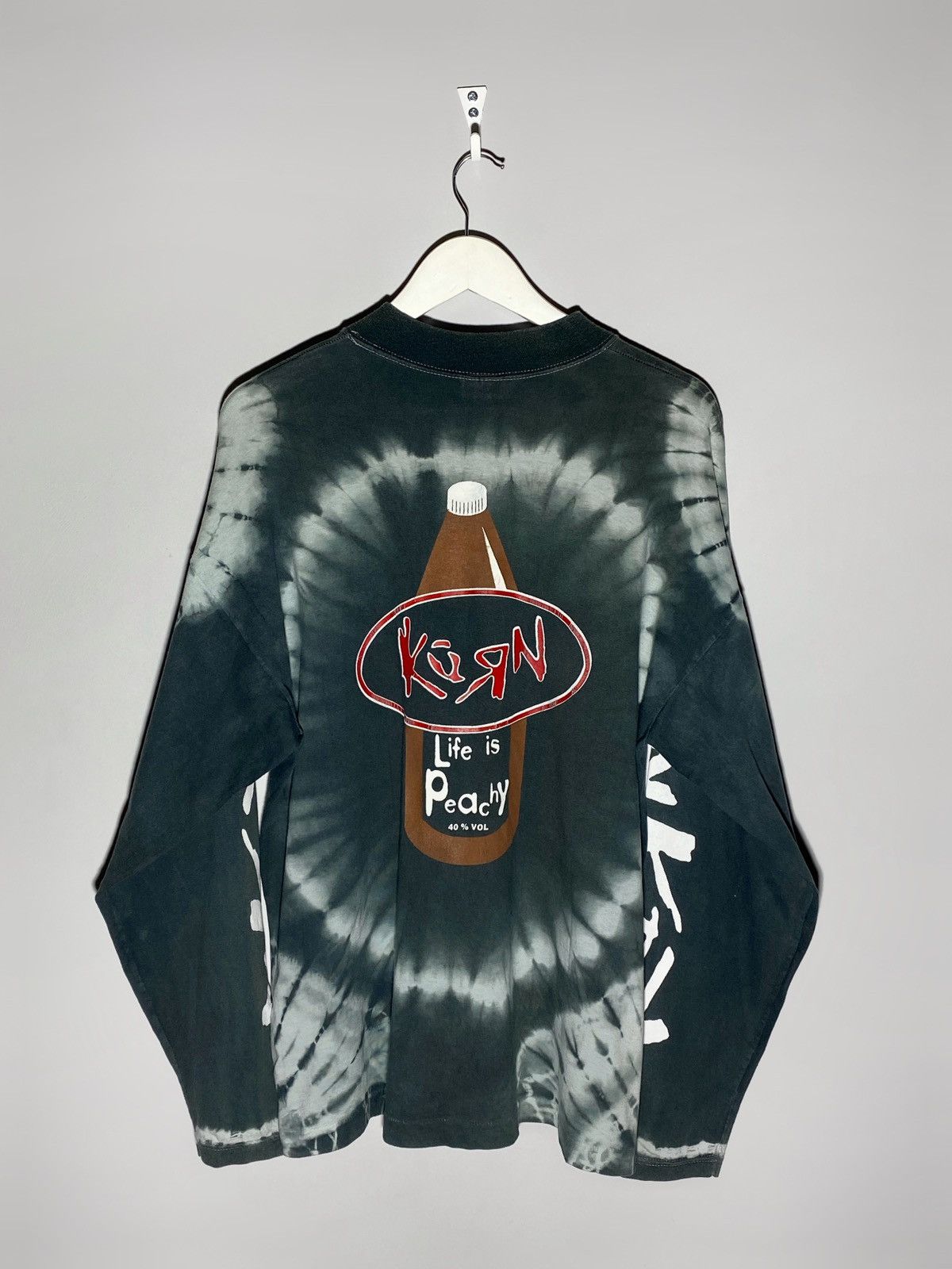 Band Tees Vintage 90s Korn “Life Is Peachy” Single Stitch Longsleeve Size US XL / EU 56 / 4 - 1 Thumbnail