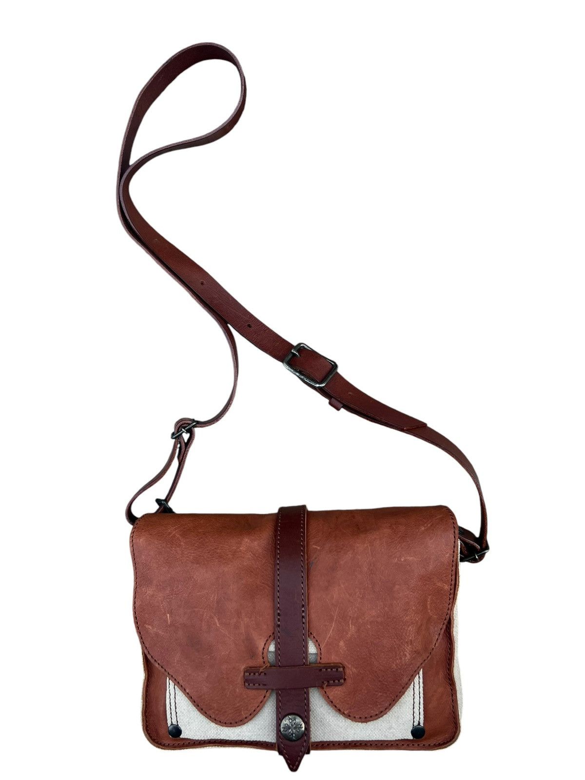 Leather Vintage Agility Japan Patina Leather Hybrid Bag Size ONE SIZE - 5 Thumbnail