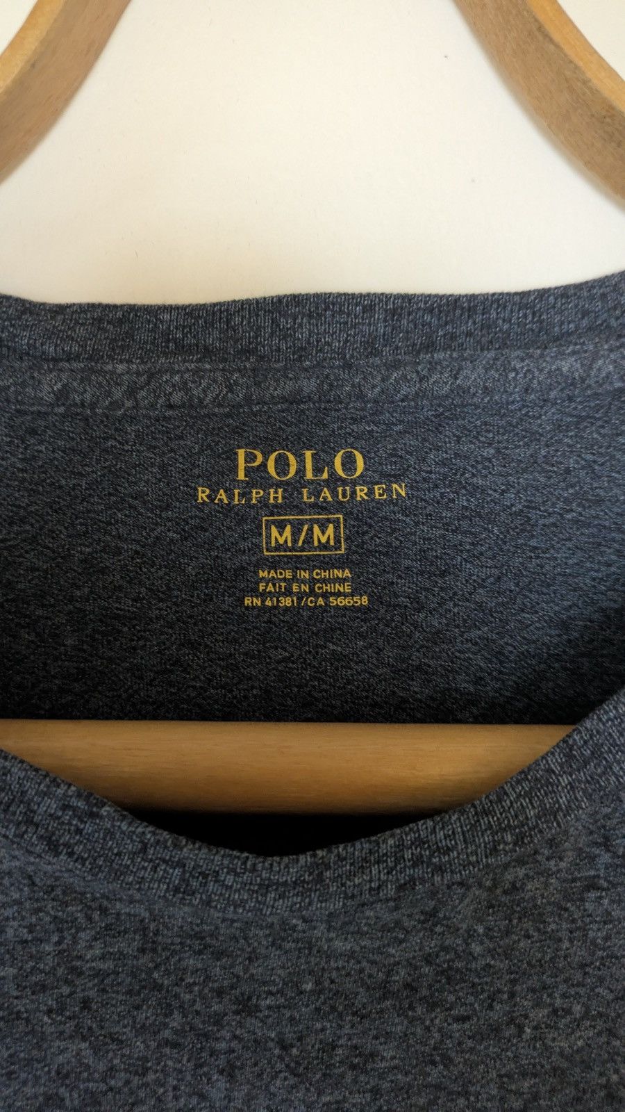 Polo Ralph Lauren 👕 Polo Ralph Lauren Long Sleeve T-Shirt – Dark Grey (Size M) Size US M / EU 48-50 / 2 - 3 Thumbnail