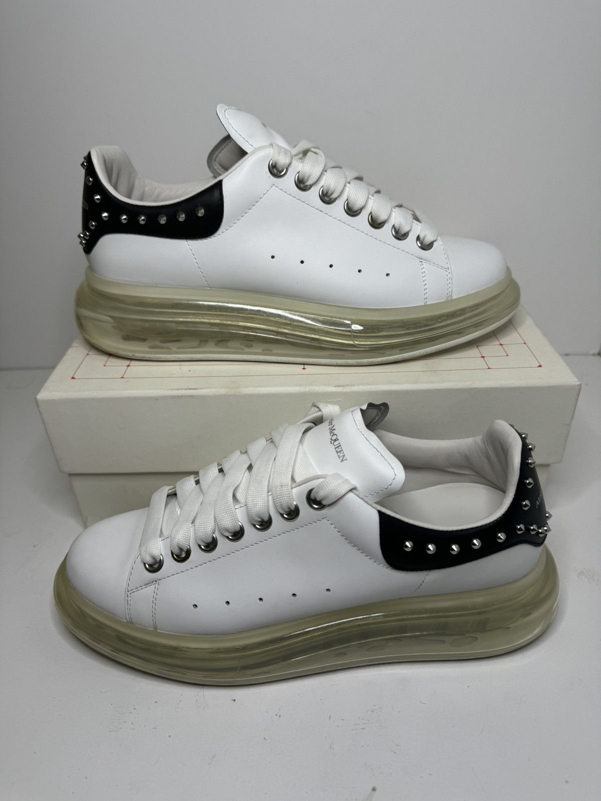 Studded alexander mcqueen sneakers deals