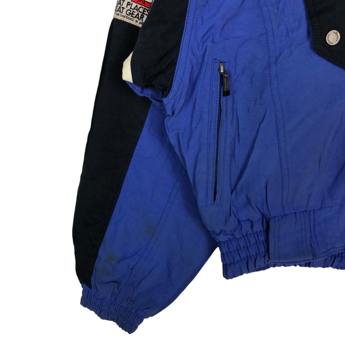 Japanese Brand 🔥VINTAGE CROPPED SKI JACKET ELLESSE GREAT PLACES GREAT GEAR Size US M / EU 48-50 / 2 - 4 Thumbnail